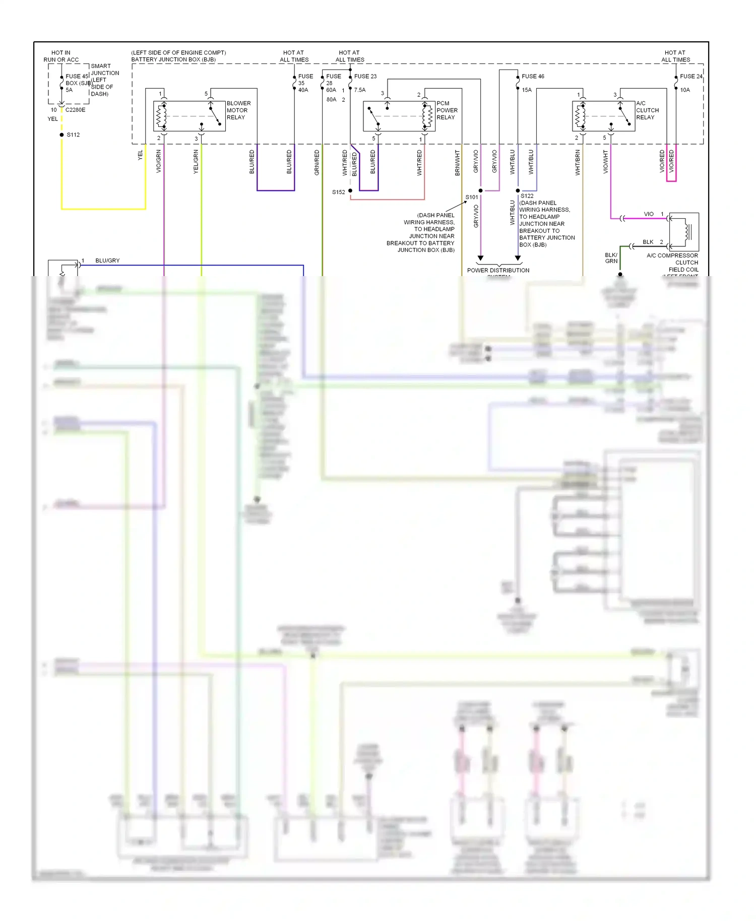 Lincoln MKS I (2008-2012) computer computer data lines data lines system system wiring diagram  (1 of 1)