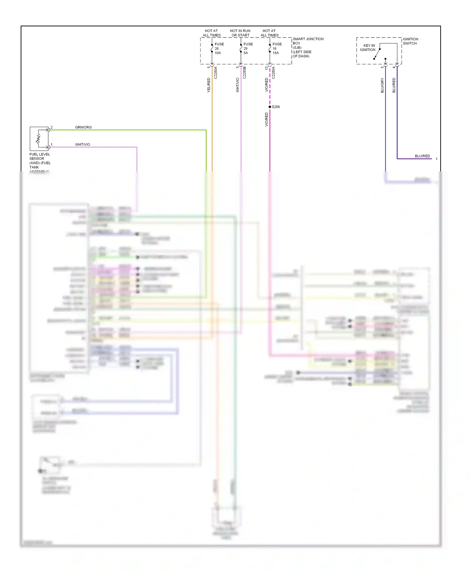 Lincoln MKS I (2008-2012) shift interlock system wiring diagram  (2 of 3)