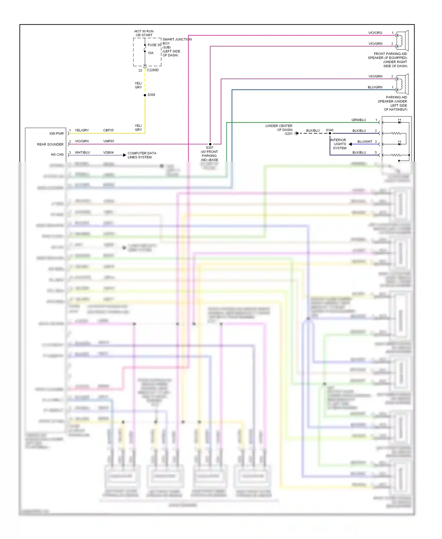 Lincoln MKS I (2008-2012) solid state wiring diagram  (6 of 8)
