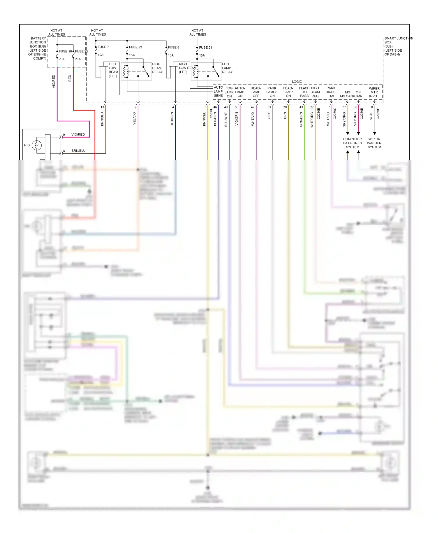 Lincoln MKS I (2008-2012) solid state wiring diagram  (5 of 8)