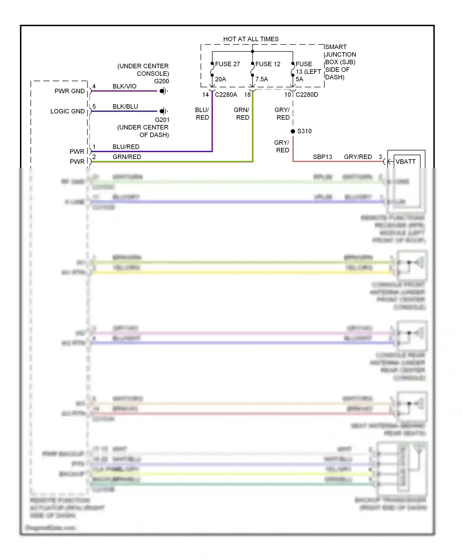 Lincoln MKS I (2008-2012) solid state wiring diagram  (7 of 8)