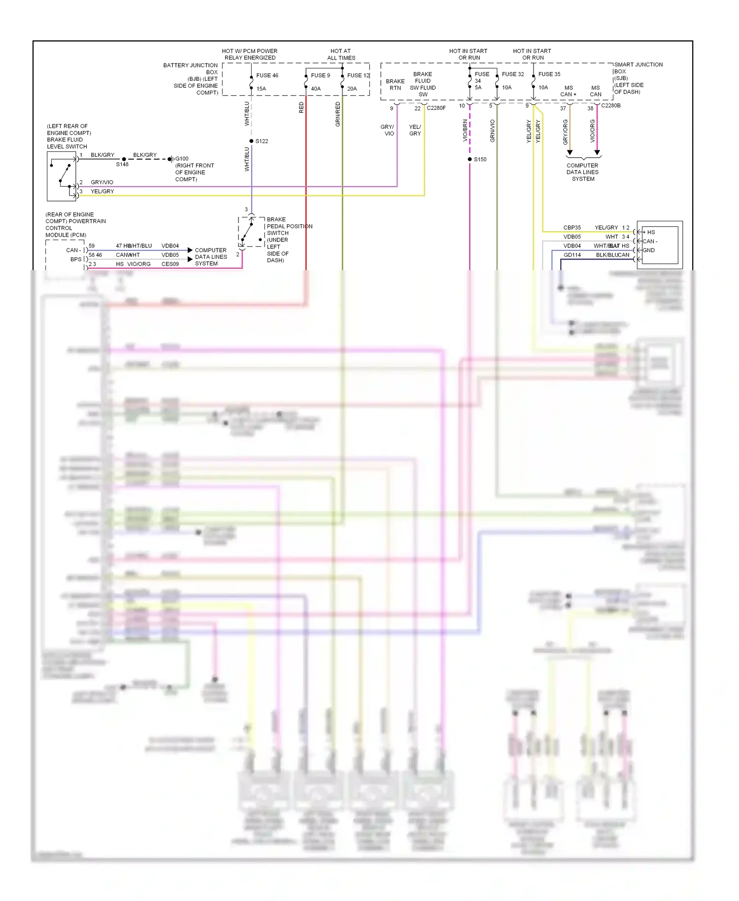 Lincoln MKS I (2008-2012) solid state wiring diagram  (1 of 8)