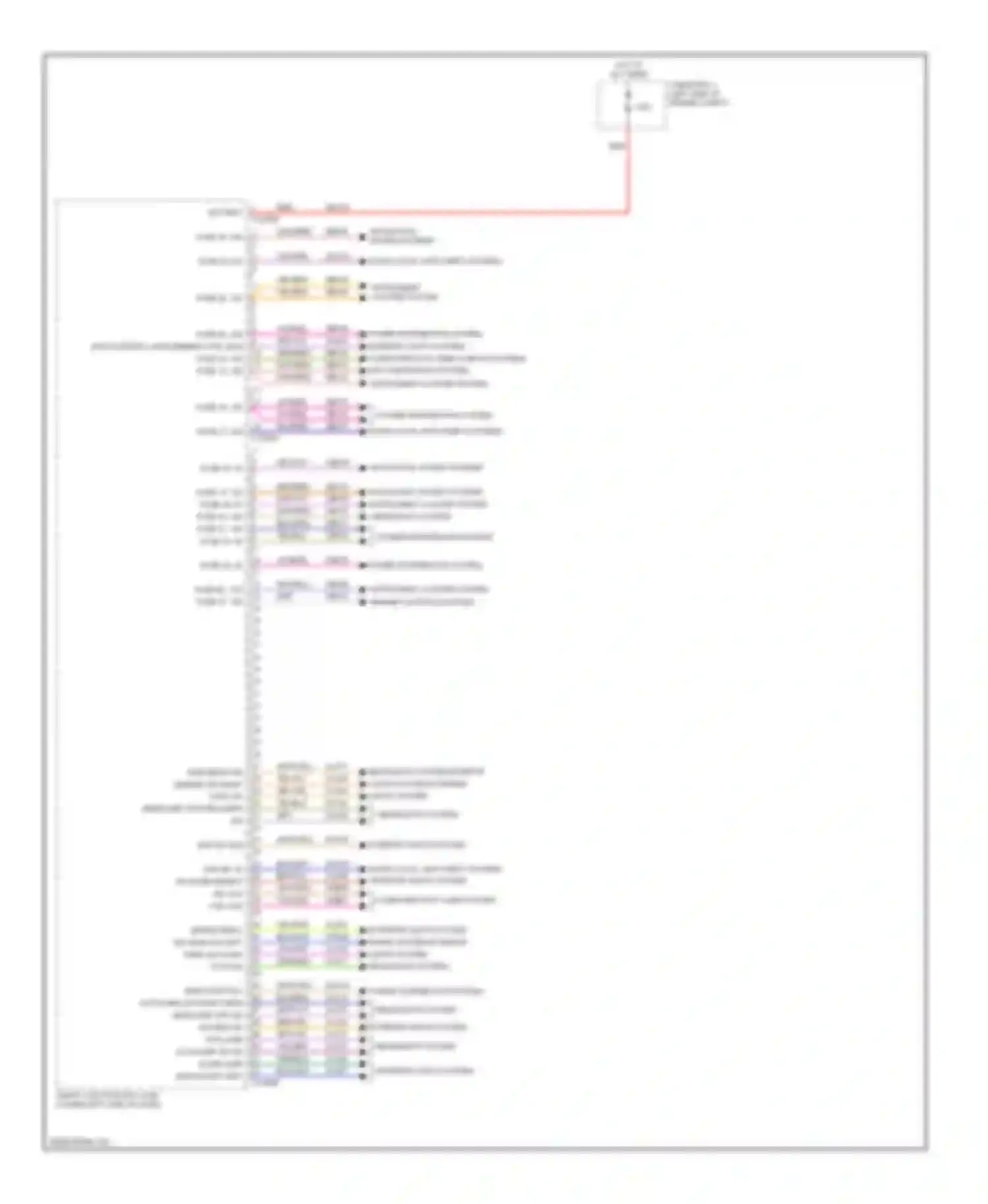 MKT Lincoln I (2009-2012): Body control modules circuit (1 of 2)
