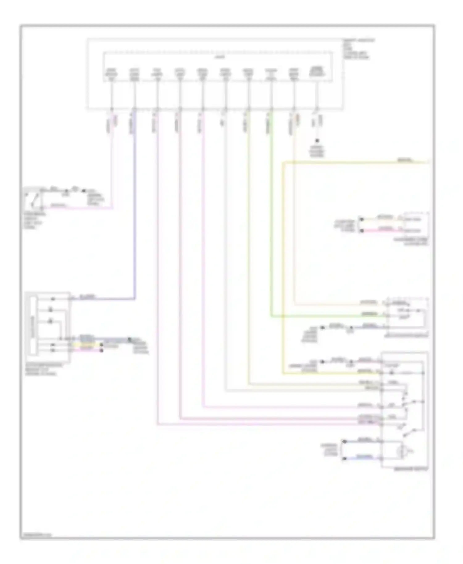 MKT Lincoln I (2009-2012): Headlights circuit, with adaptive headlamps (1 of 3)