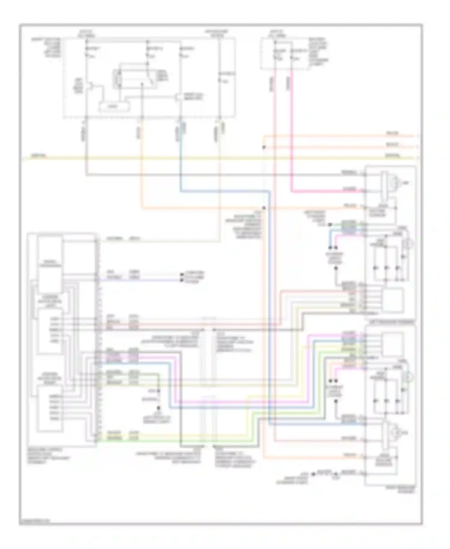 MKT Lincoln I (2009-2012): Headlights circuit, with adaptive headlamps (2 of 3)
