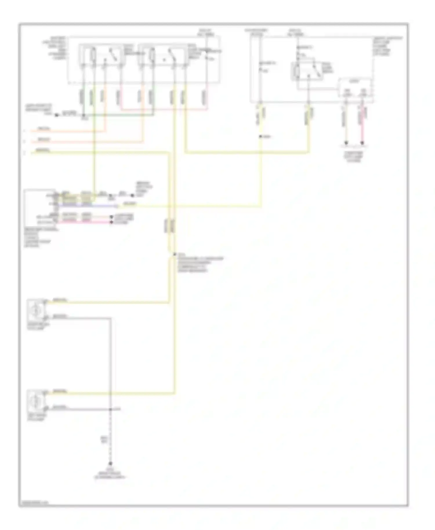 MKT Lincoln I (2009-2012): Headlights circuit, with adaptive headlamps (3 of 3)