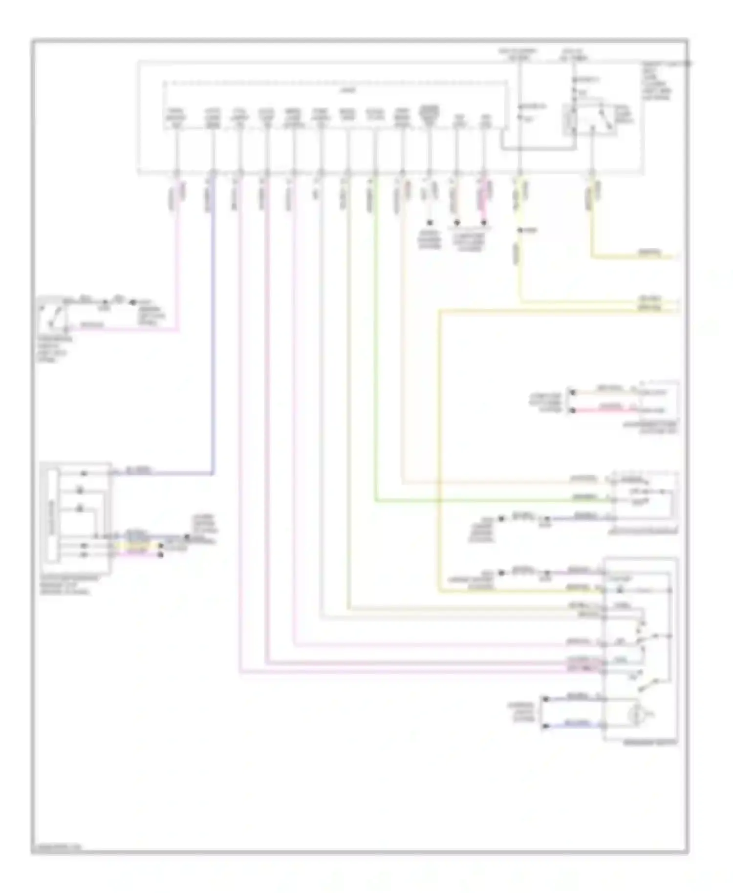 MKT Lincoln I (2009-2012): Headlights circuit, without adaptive headlamps (1 of 2)