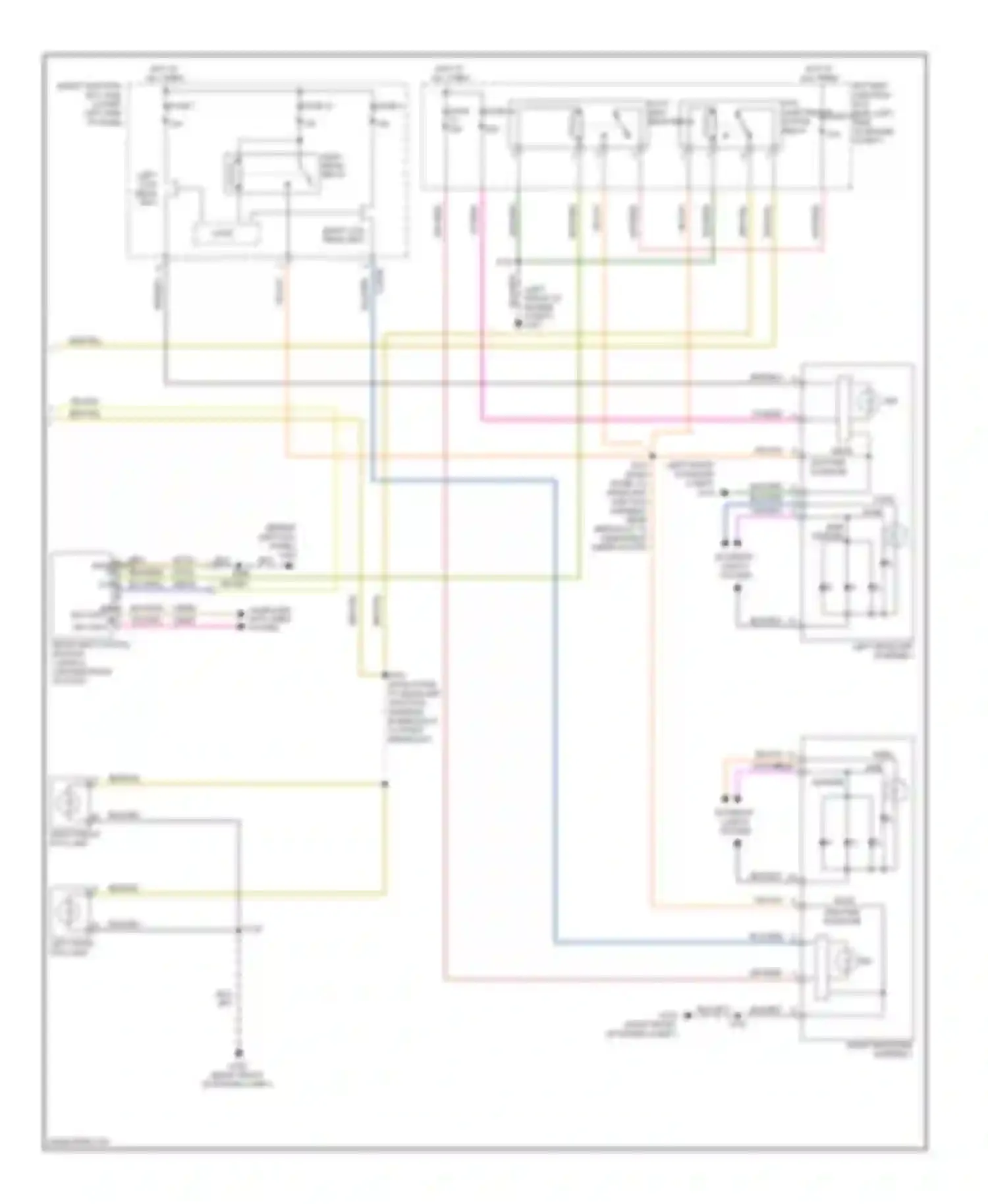 MKT Lincoln I (2009-2012): Headlights circuit, without adaptive headlamps (2 of 2)