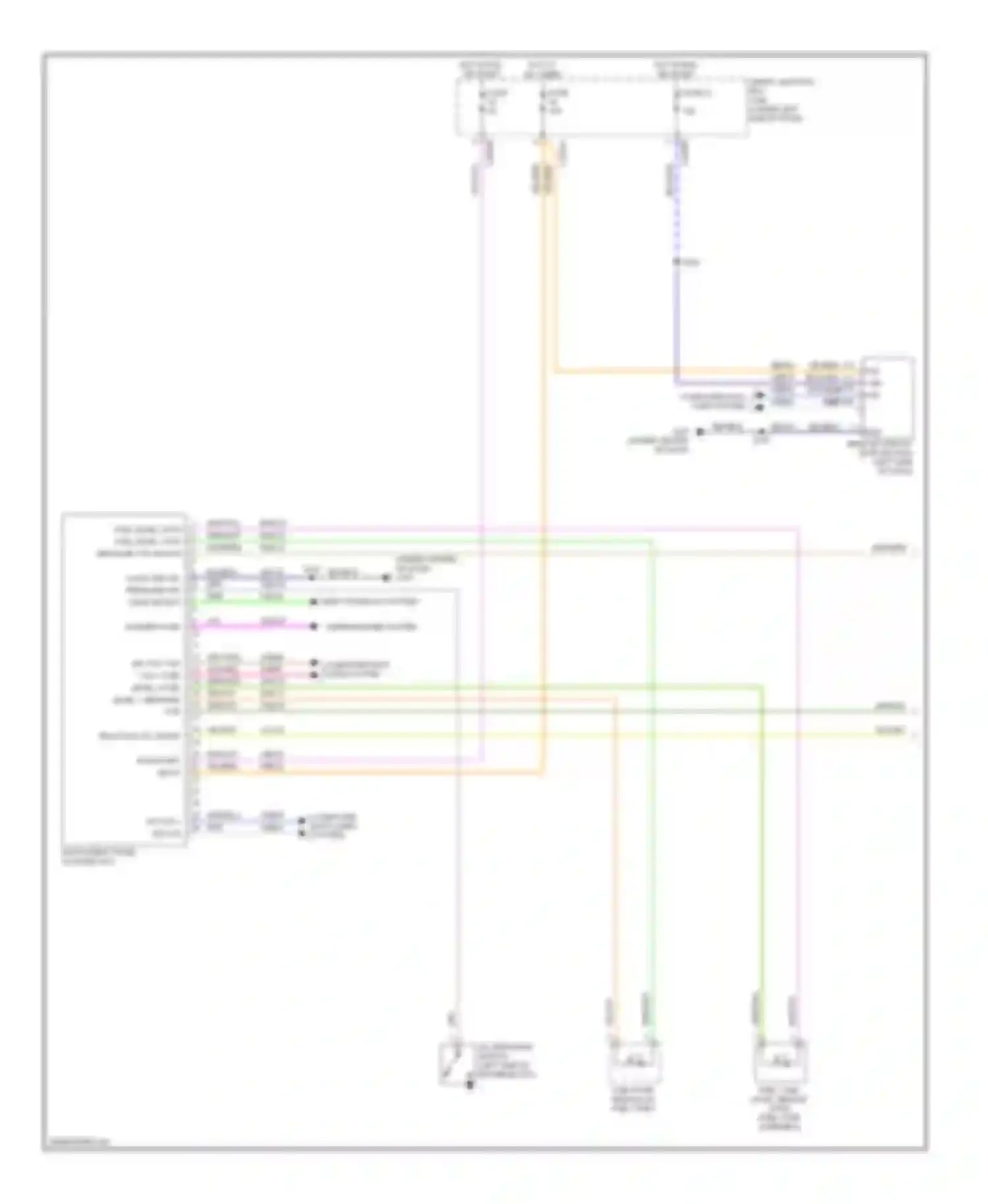 MKT Lincoln I (2009-2012): Instrument cluster circuit (1 of 2)