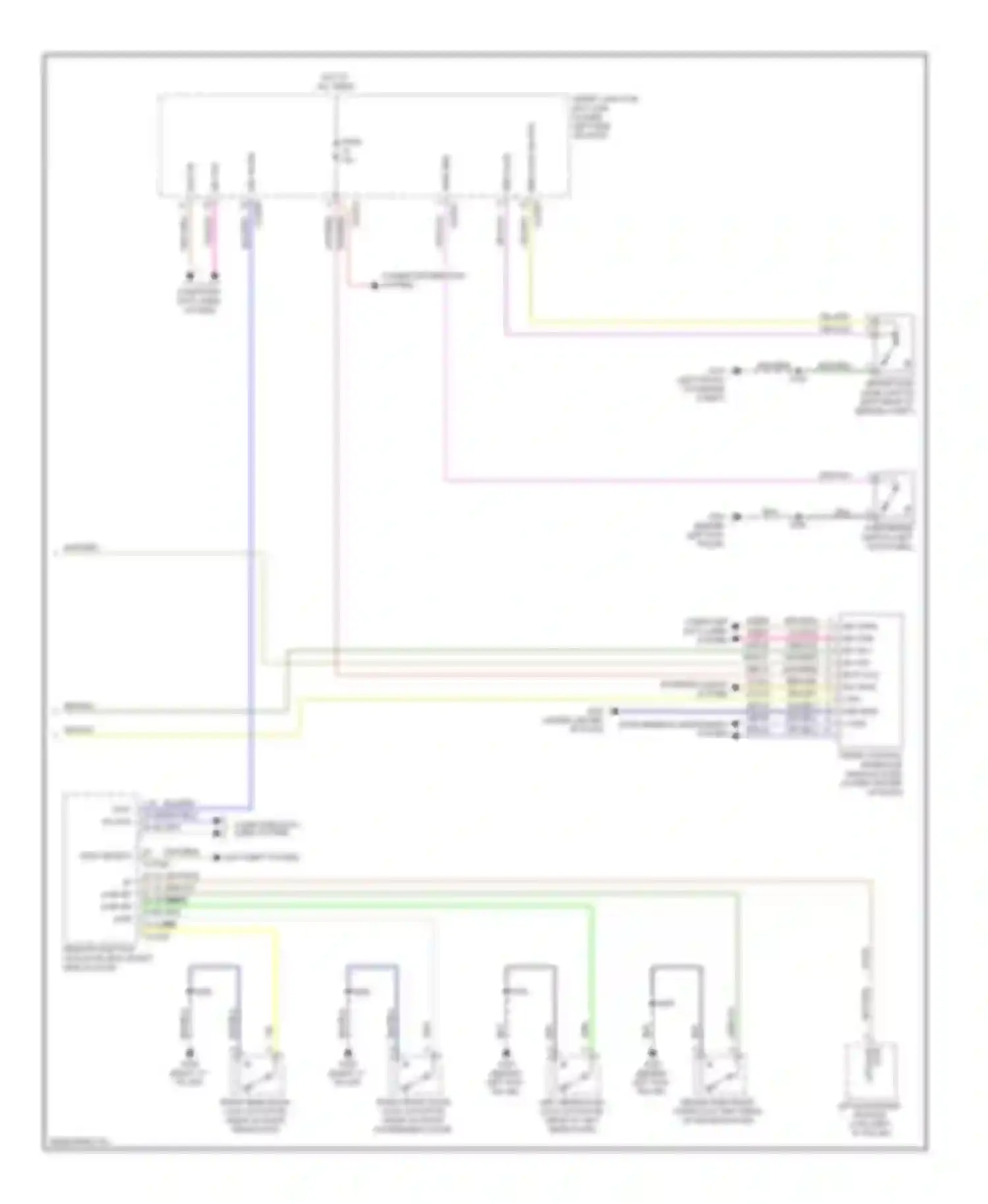 MKT Lincoln I (2009-2012): Instrument cluster circuit (2 of 2)