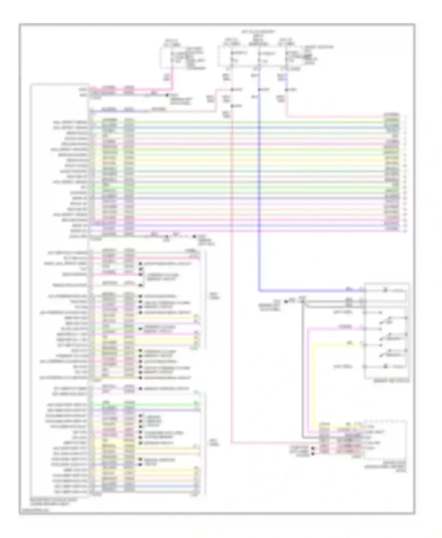 MKT Lincoln I (2009-2012): Driver"s memory seat circuit (1 of 2)