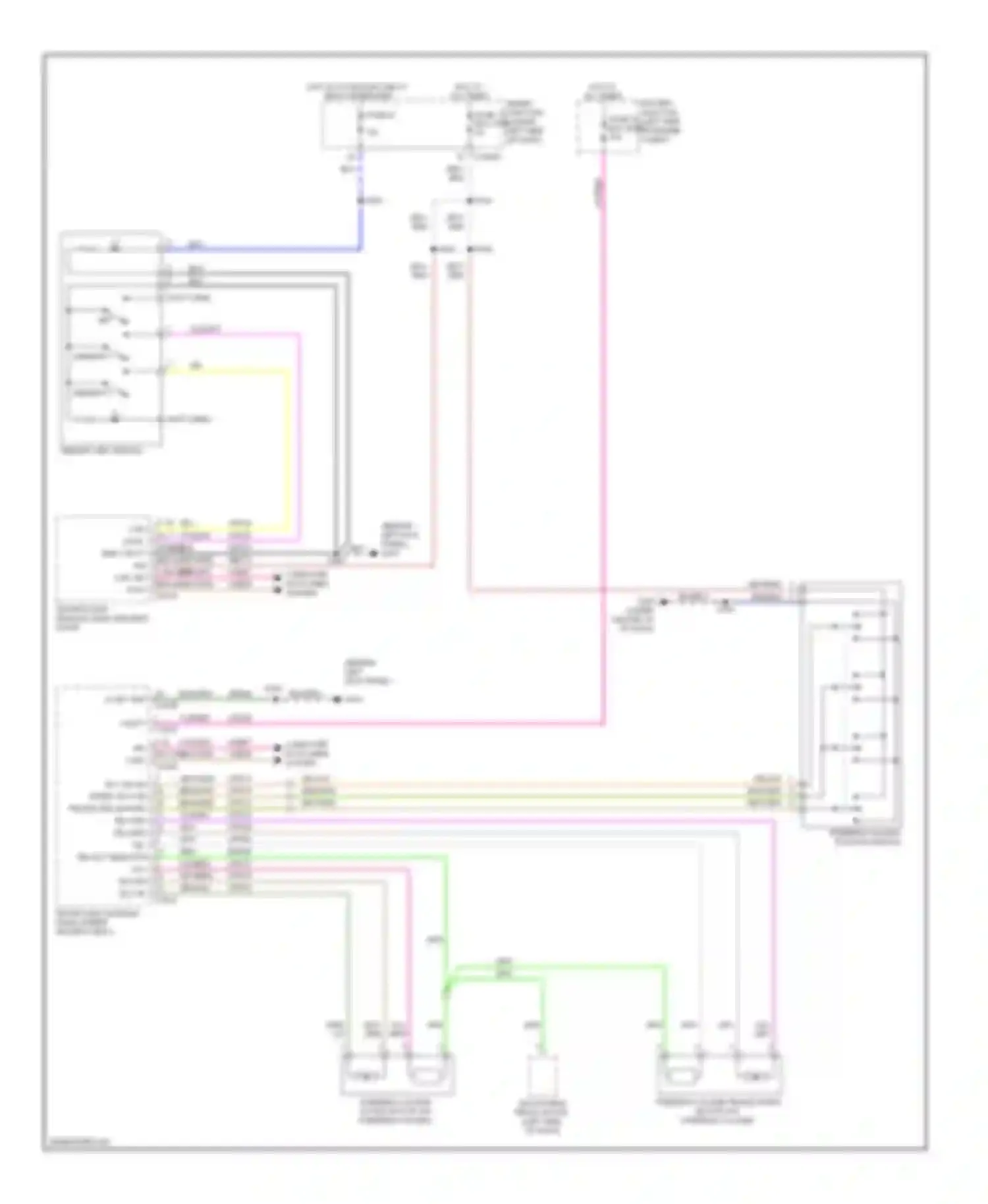 MKT Lincoln I (2009-2012): Steering column memory circuit