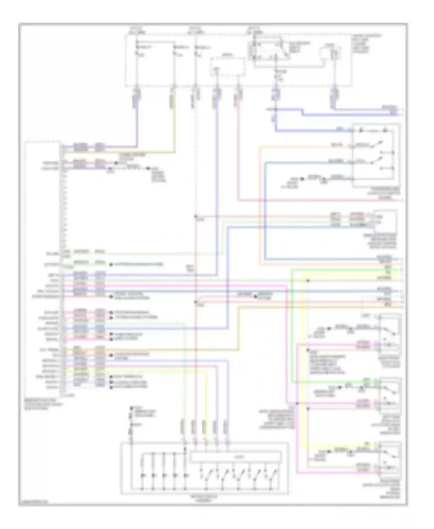 MKT Lincoln I (2009-2012): Power door locks circuit (1 of 2)