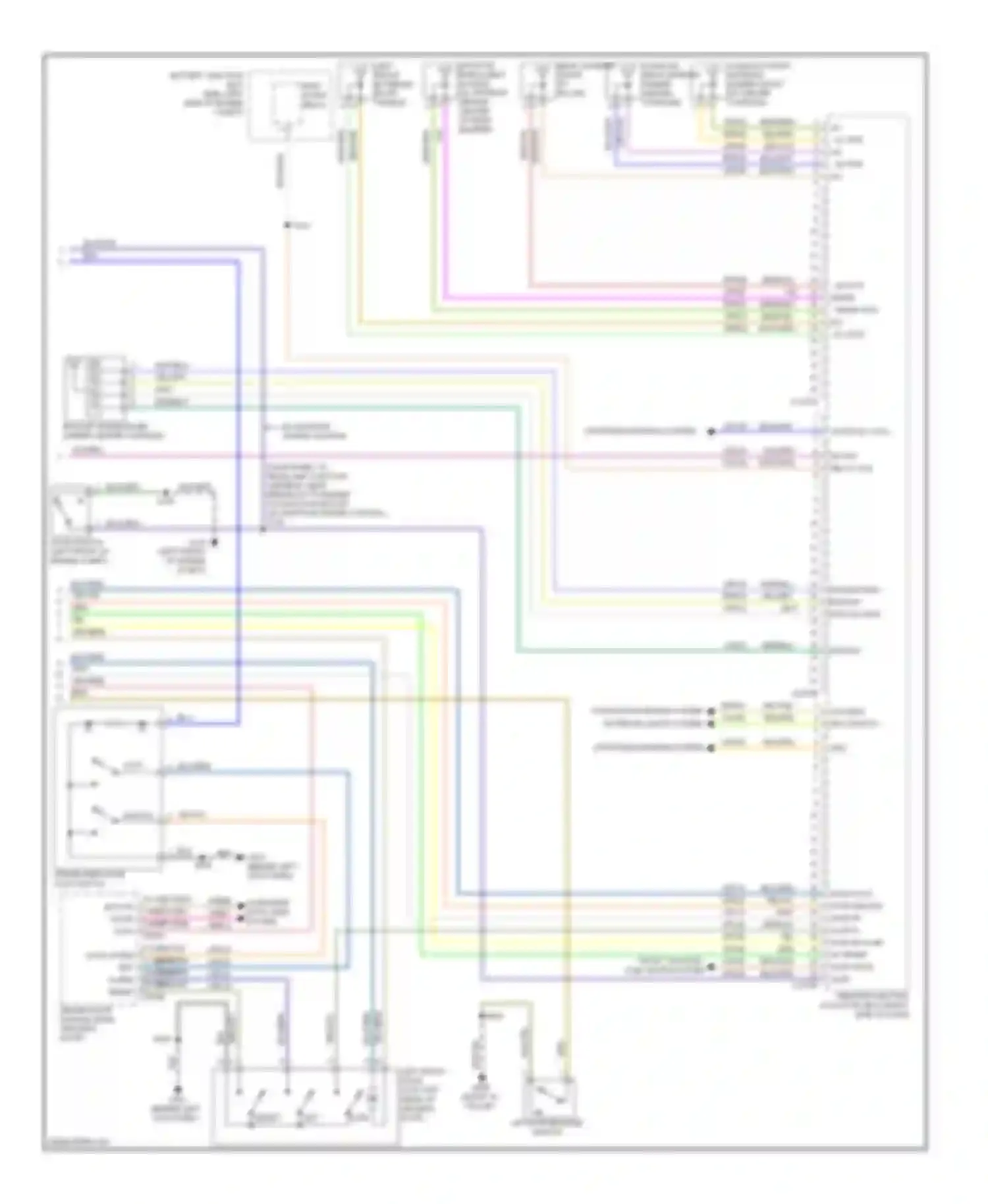 MKT Lincoln I (2009-2012): Power door locks circuit (2 of 2)