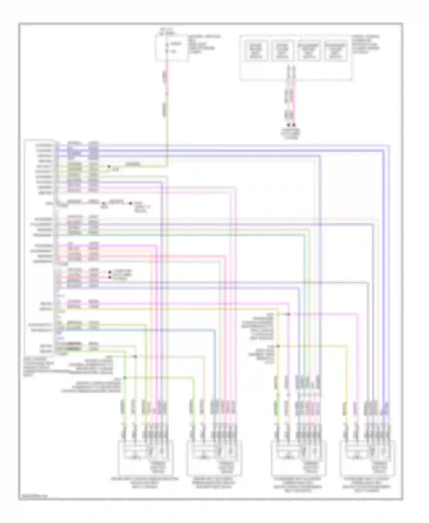 MKT Lincoln I (2009-2012): Driver climate control seat circuit