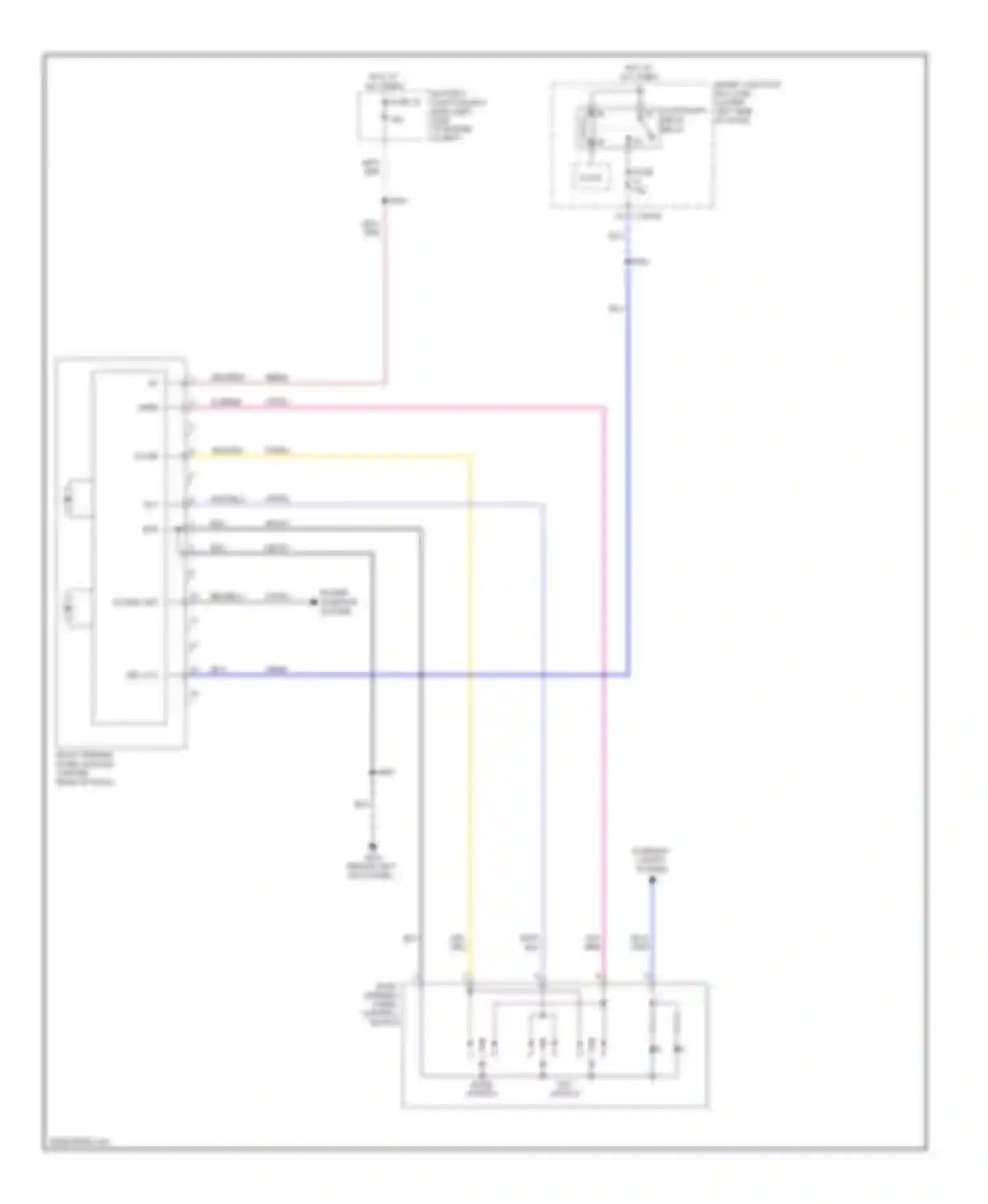 MKT Lincoln I (2009-2012): Power top/sunroof circuit