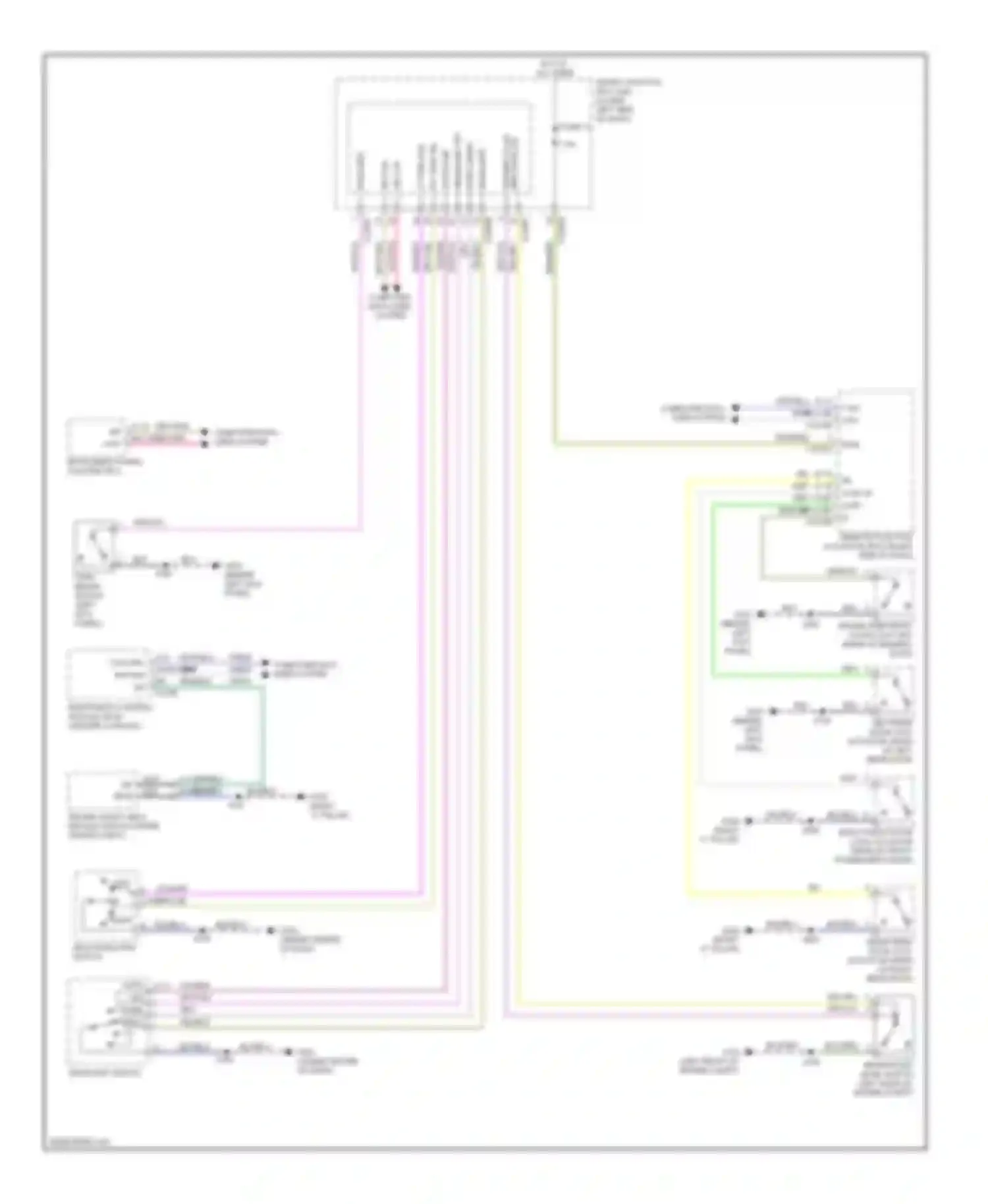 MKT Lincoln I (2009-2012): Warning systems circuit