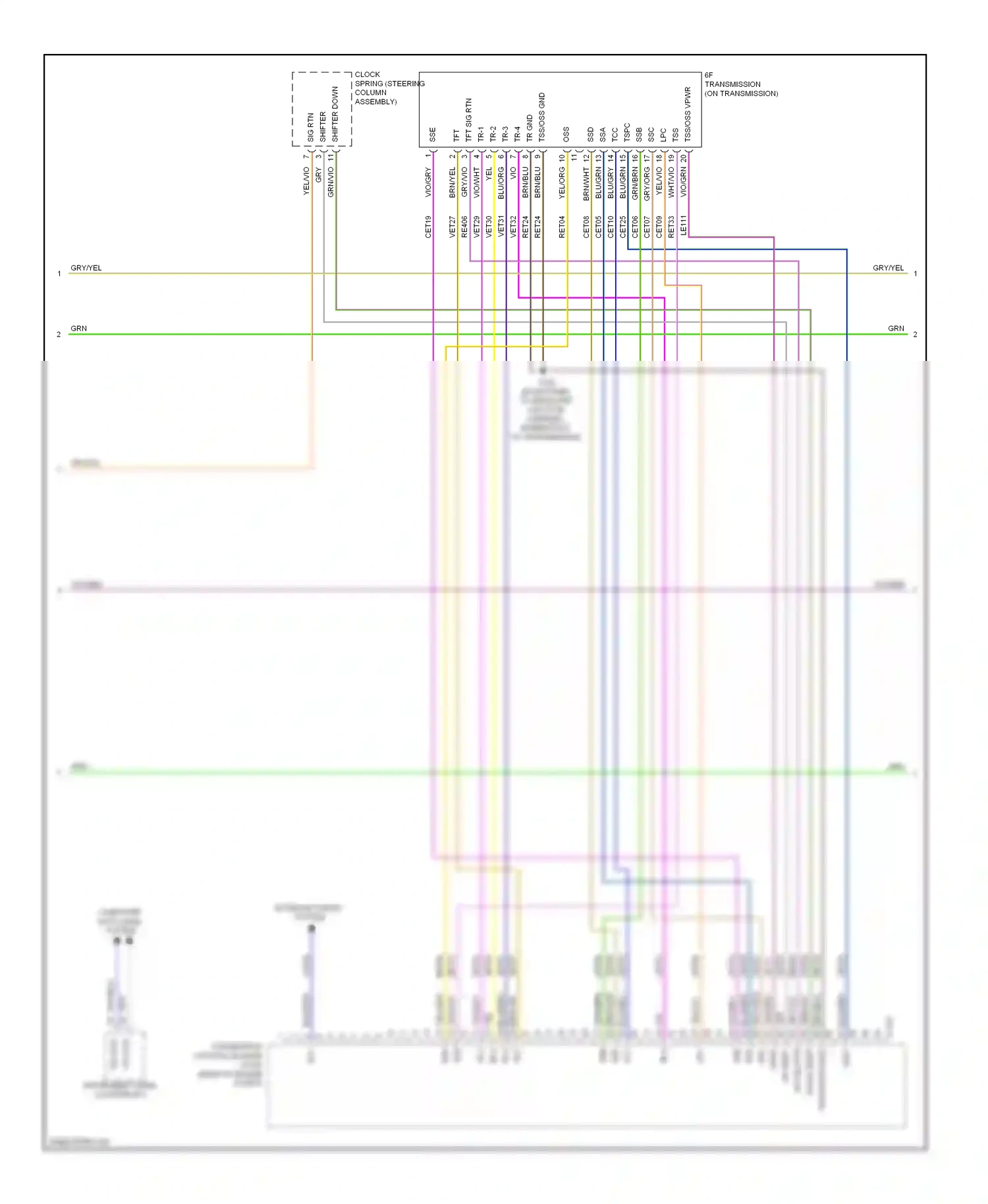 Lincoln MKT I (2009-2012) computer data lines system wiring diagram  (20 of 53)