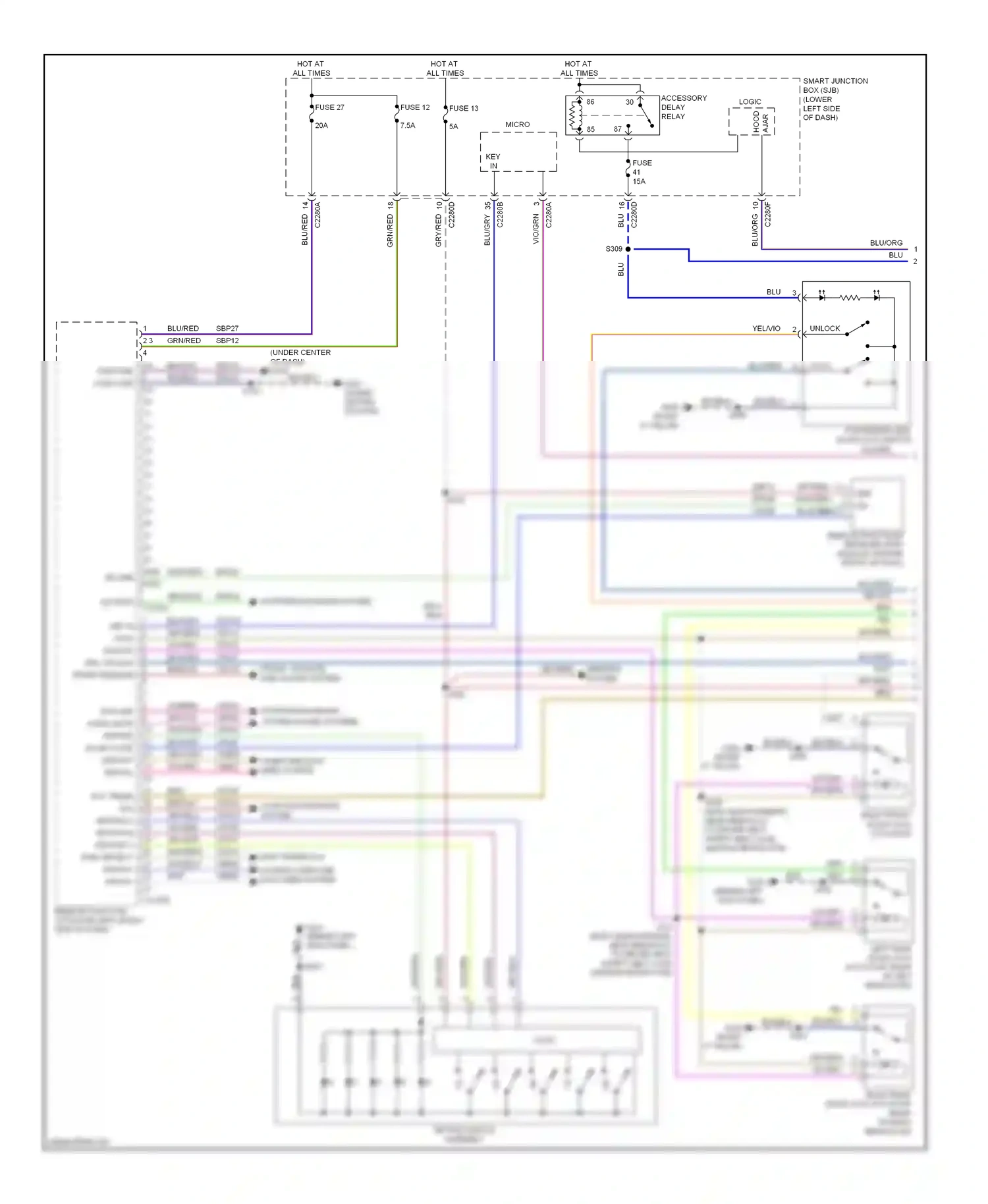 Lincoln MKT I (2009-2012) computer data lines system wiring diagram  (9 of 53)