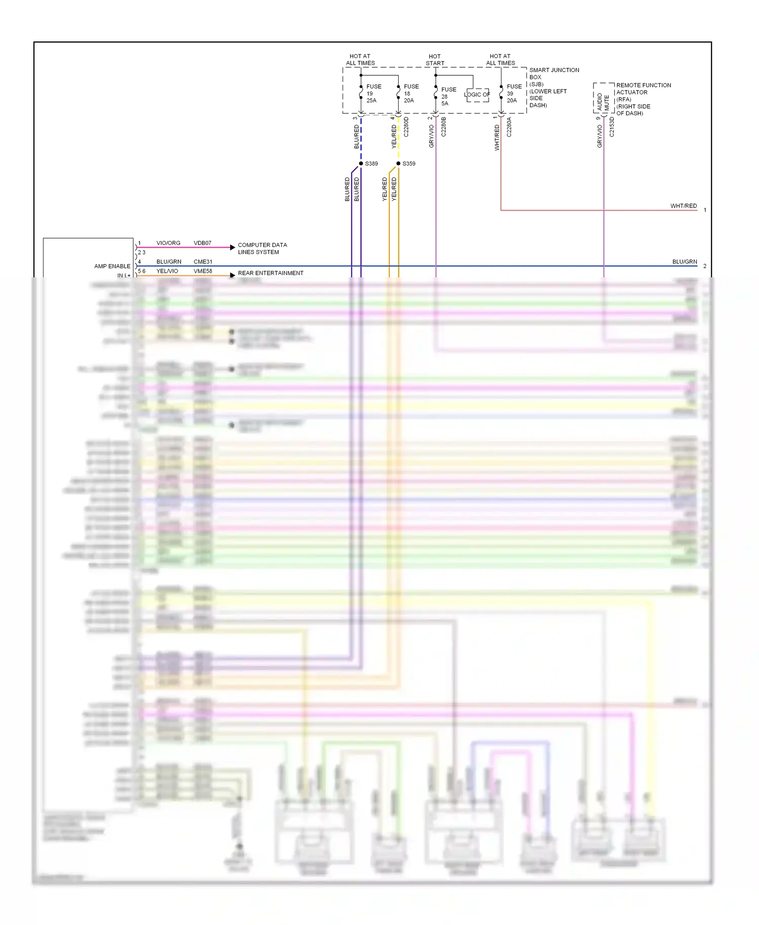 Lincoln MKT I (2009-2012) computer data lines system wiring diagram  (37 of 53)