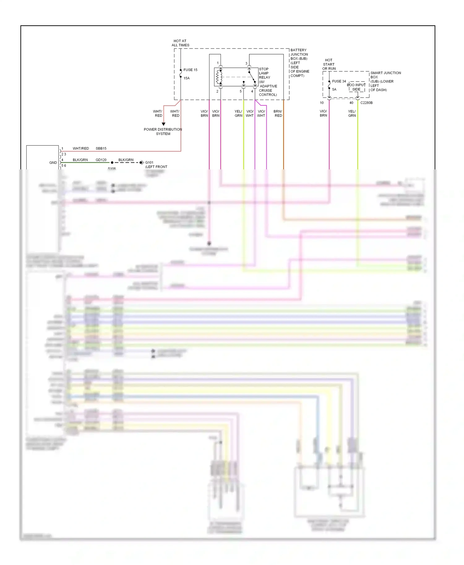 Lincoln MKT I (2009-2012) computer data lines system wiring diagram  (1 of 53)