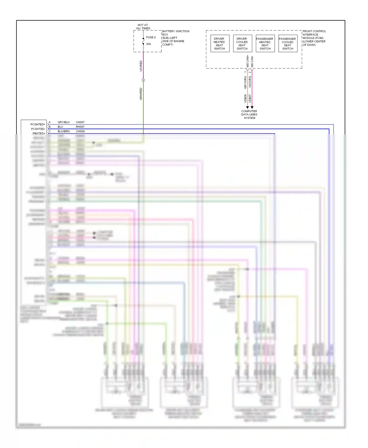 Lincoln MKT I (2009-2012) computer data lines system wiring diagram  (31 of 53)