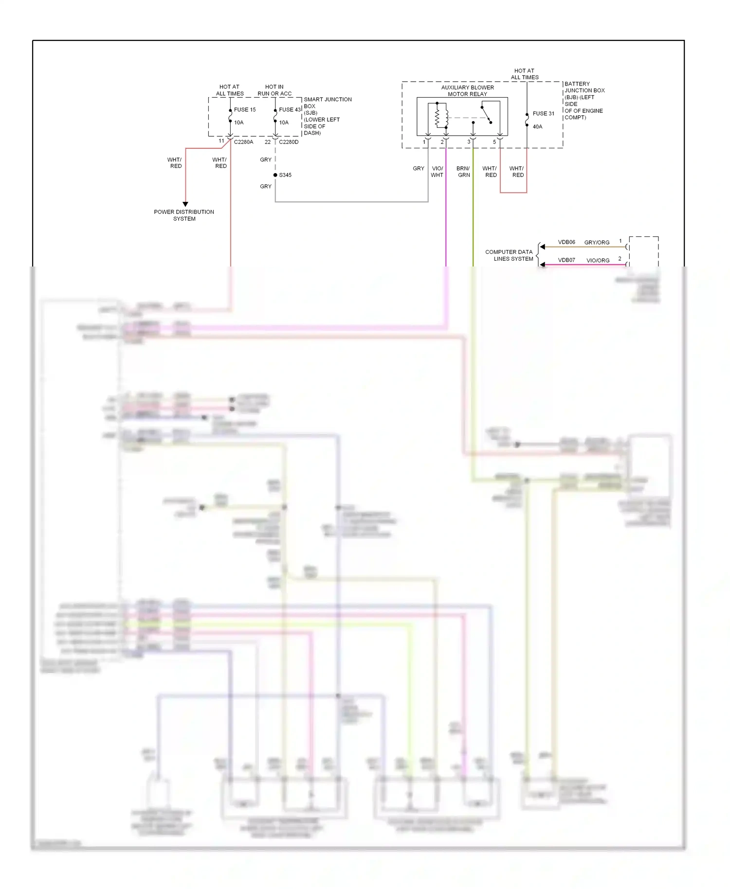 Lincoln MKT I (2009-2012) computer data lines system wiring diagram  (6 of 53)