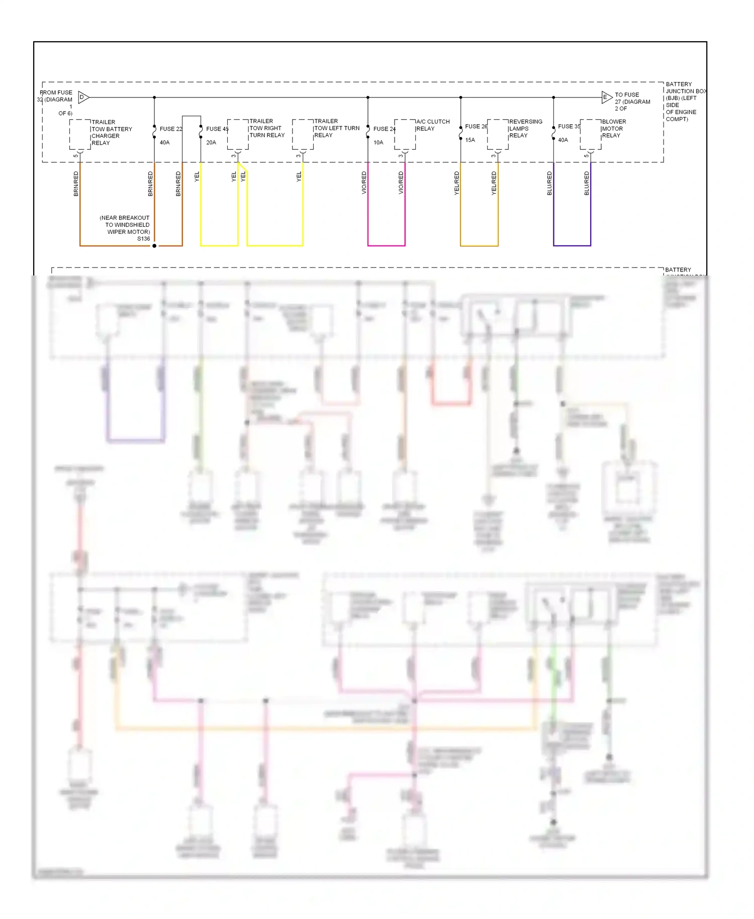 Lincoln MKT I (2009-2012) console refrige- ration module b+ wiring diagram  (1 of 1)
