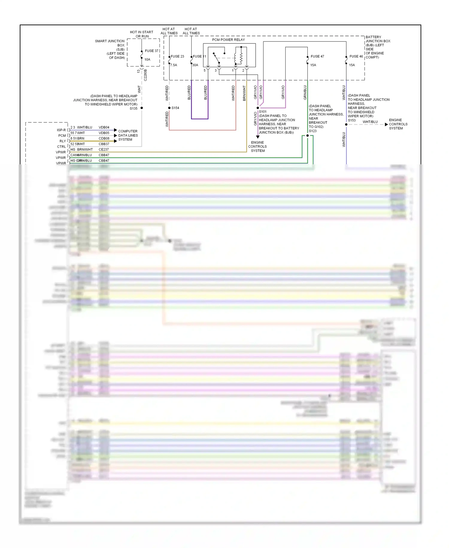 Lincoln MKT I (2009-2012) etcref cht e-sigrtn wiring diagram  (1 of 1)