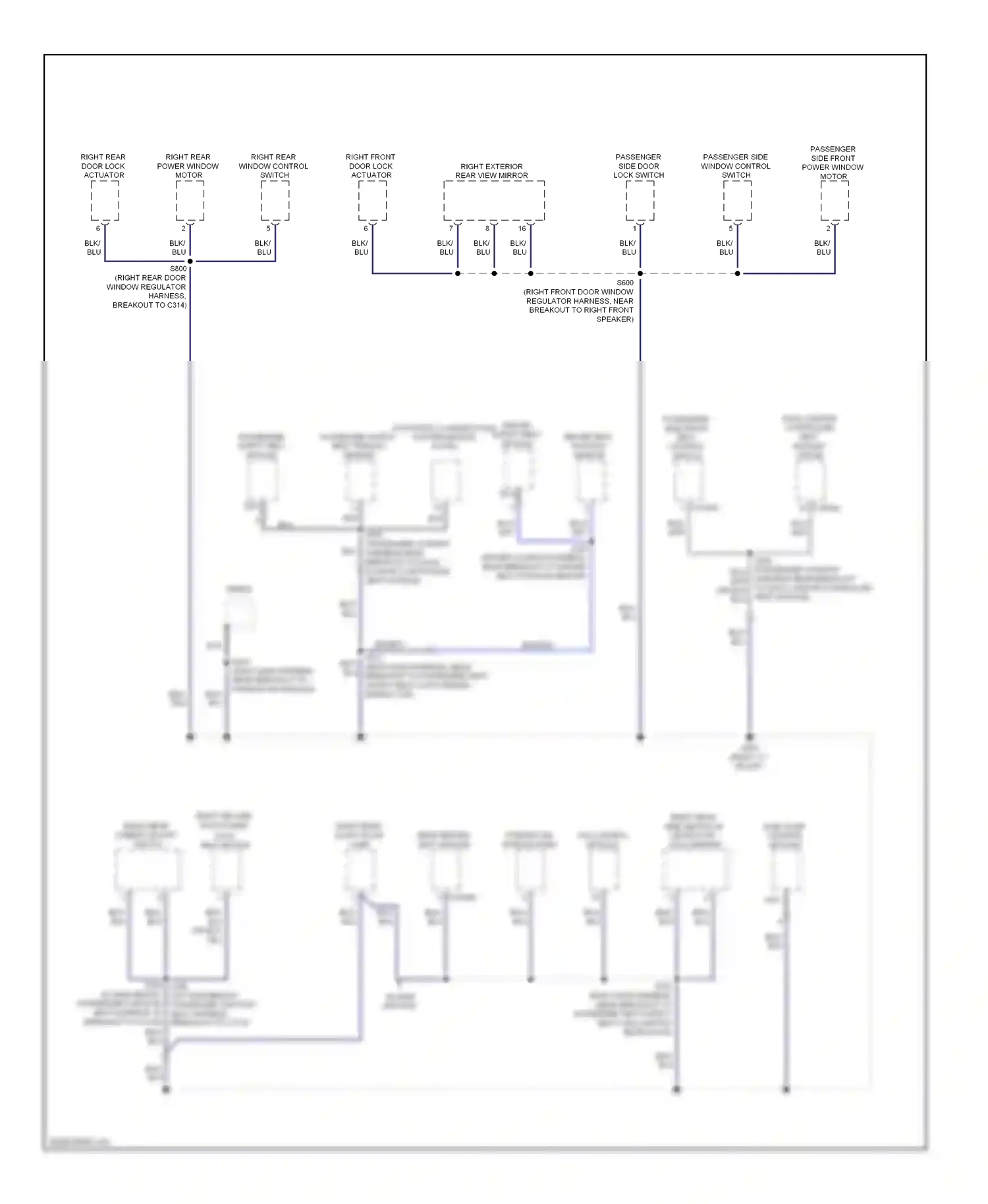 Lincoln MKT I (2009-2012) occupant classification system module (ocsm) wiring diagram  (1 of 2)