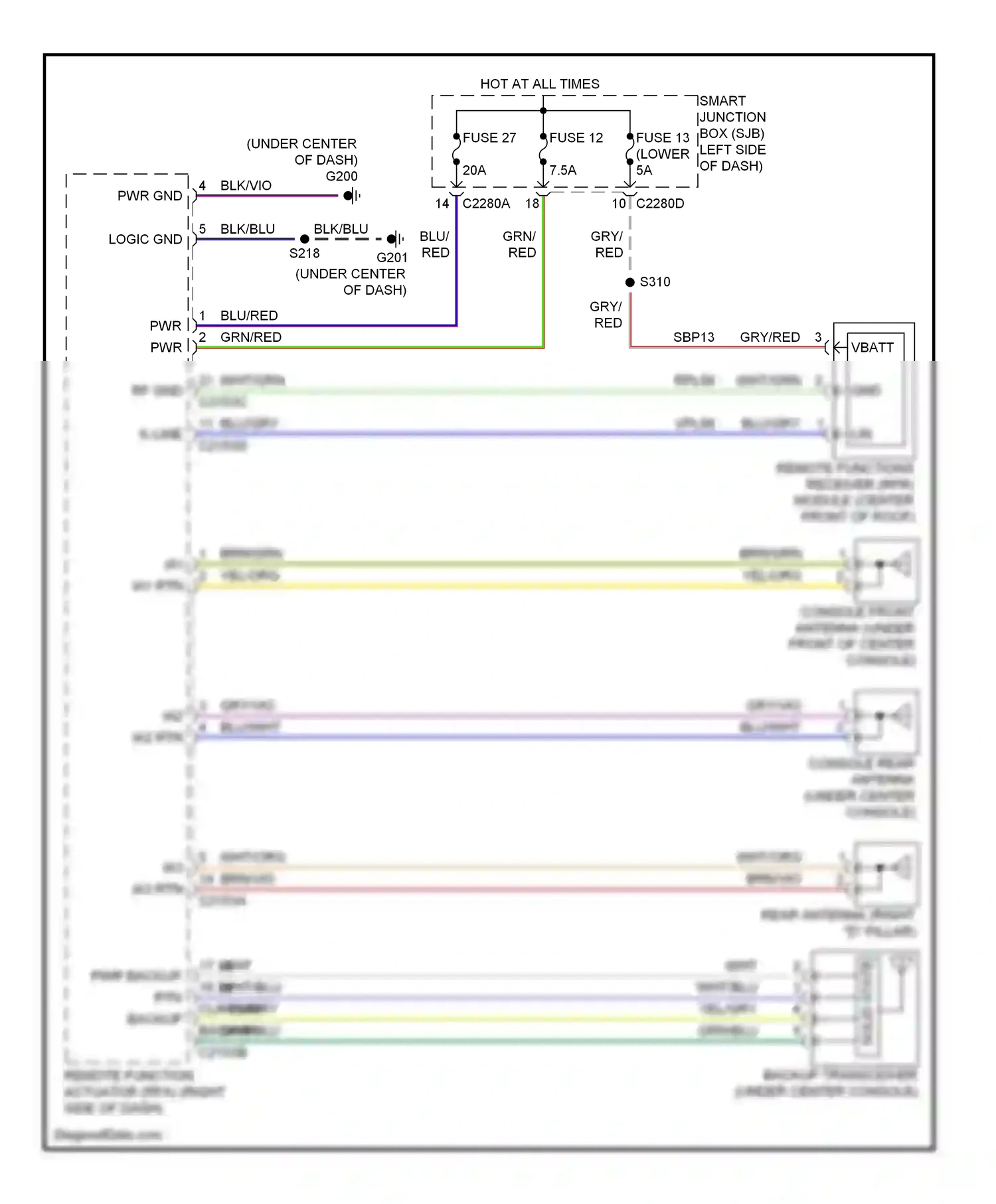 Lincoln MKT I (2009-2012) solid state wiring diagram  (8 of 10)