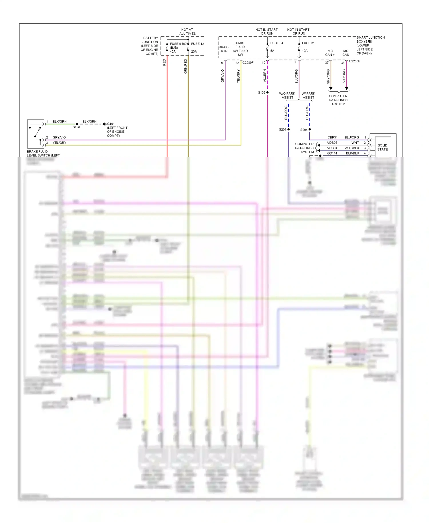 Lincoln MKT I (2009-2012) solid state wiring diagram  (1 of 10)