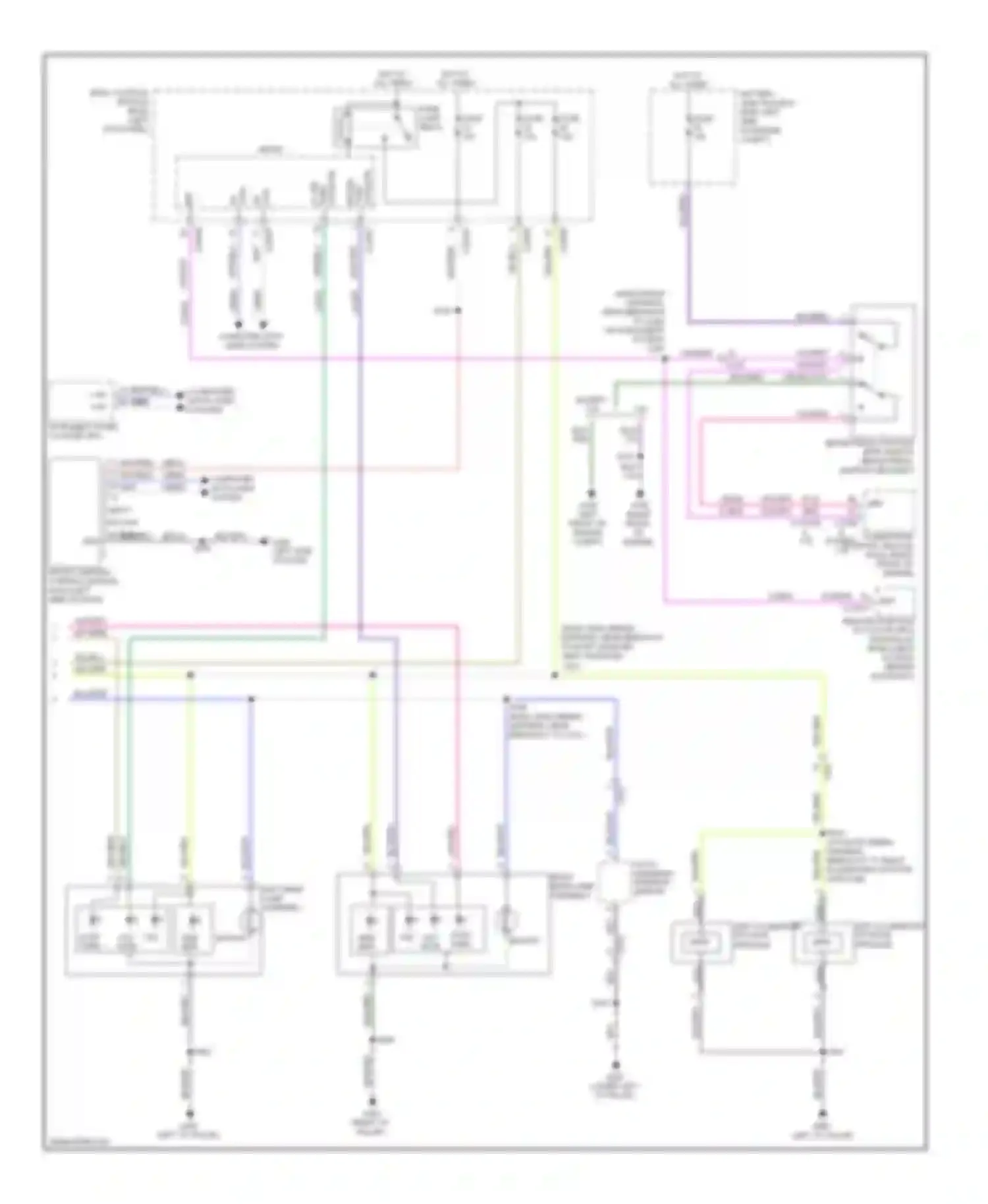 MKX Lincoln I facelift (2010-2015): Exterior lamps circuit (2 of 2)