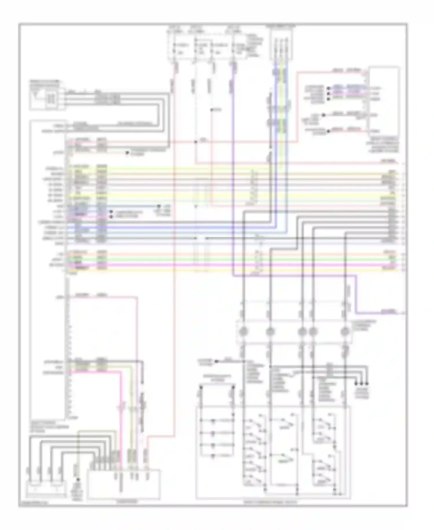 MKX Lincoln I facelift (2010-2015): Navigation circuit, with premium (1 of 2)