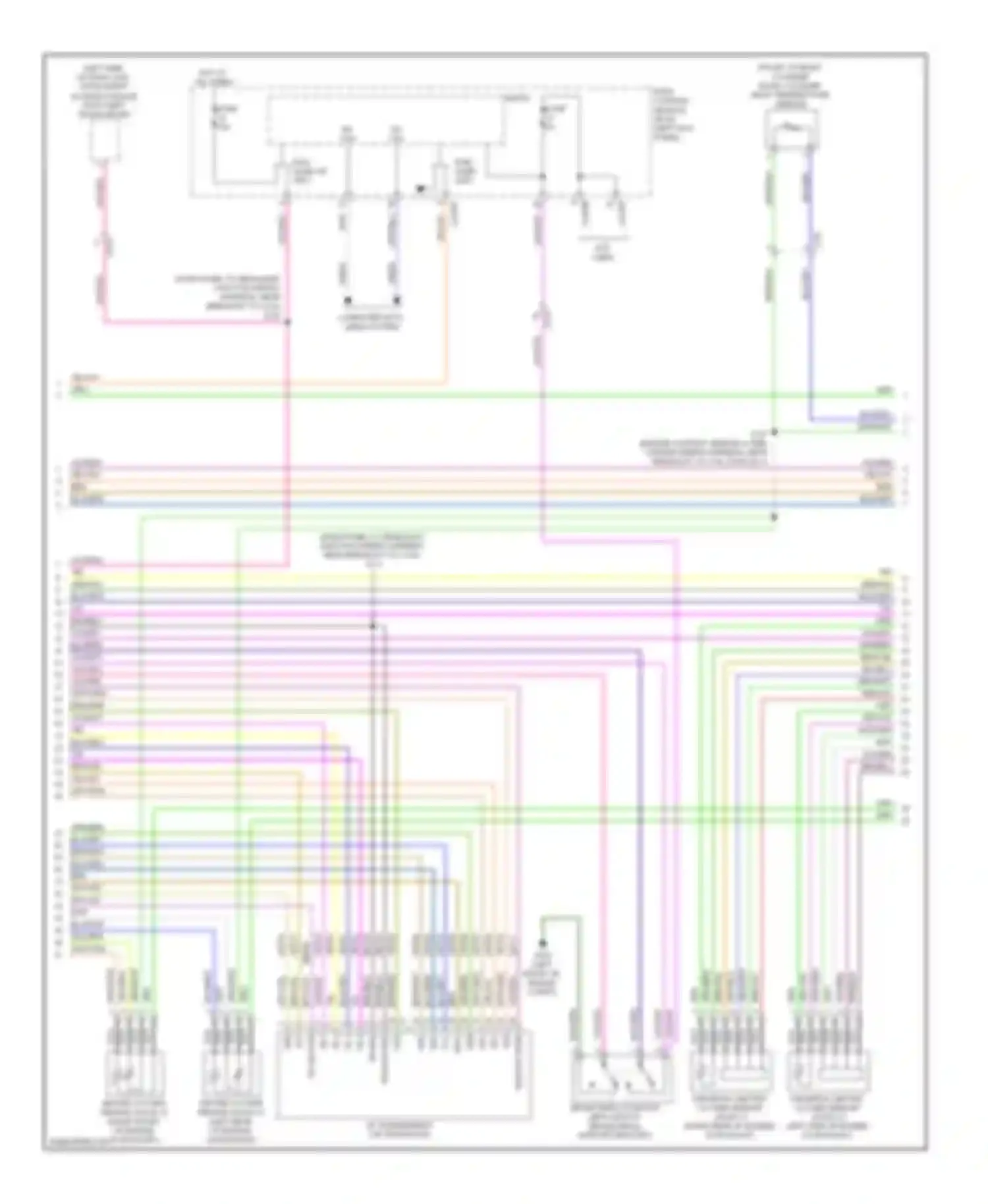 Wiring diagram blu/org for Lincoln MKX I facelift (2010-2015) (10 of 29)