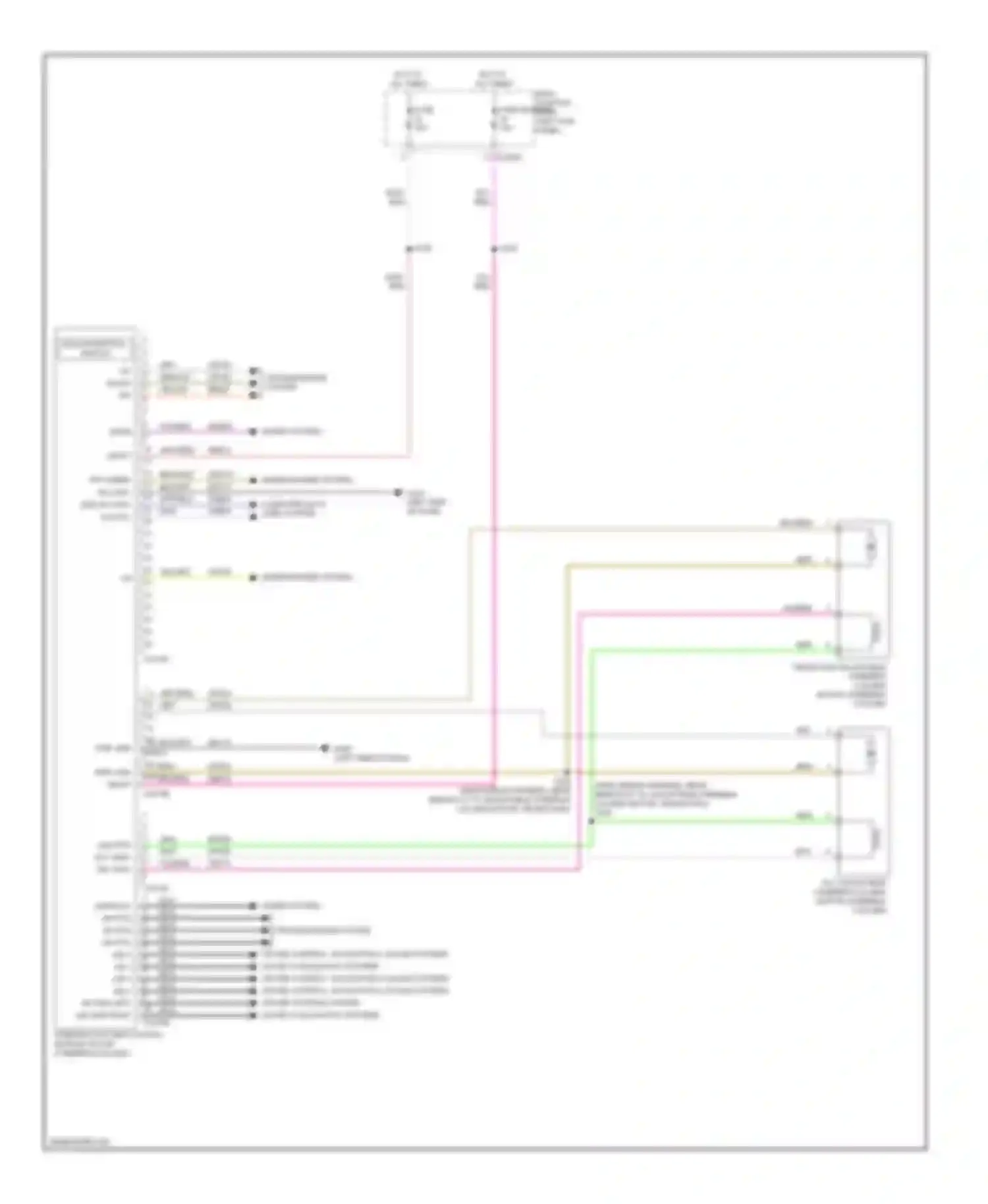 Wiring diagram body control for Lincoln MKX I facelift (2010-2015) (2 of 5)