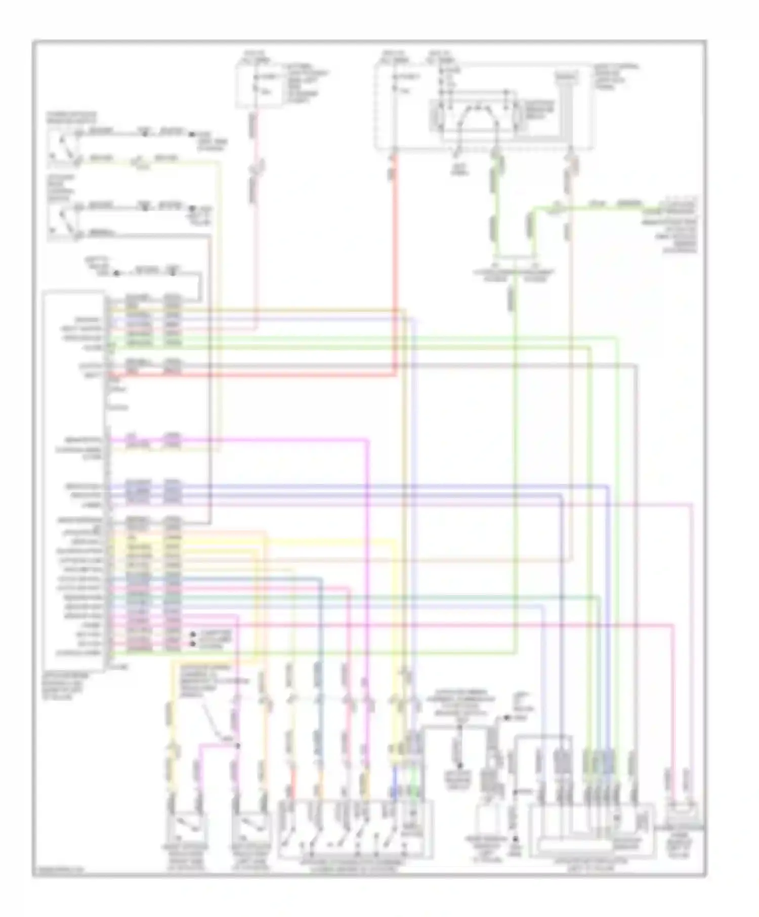 Wiring diagram chime- ms can+ ms can- for Lincoln MKX I facelift (2010-2015) (1 of 1)