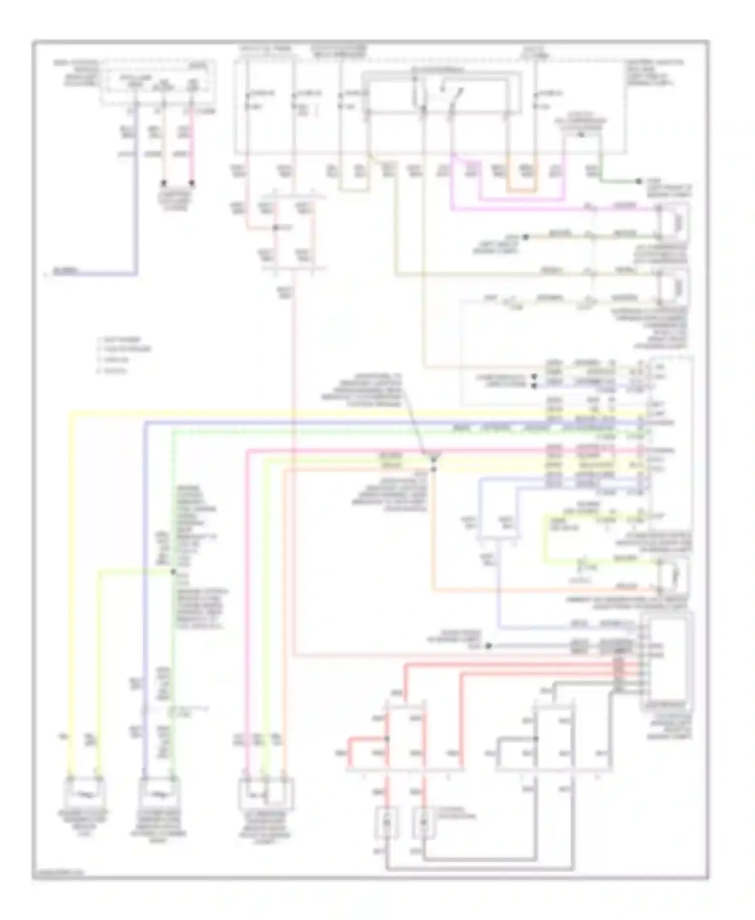 Wiring diagram fuse 40 for Lincoln MKX I facelift (2010-2015) (1 of 3)