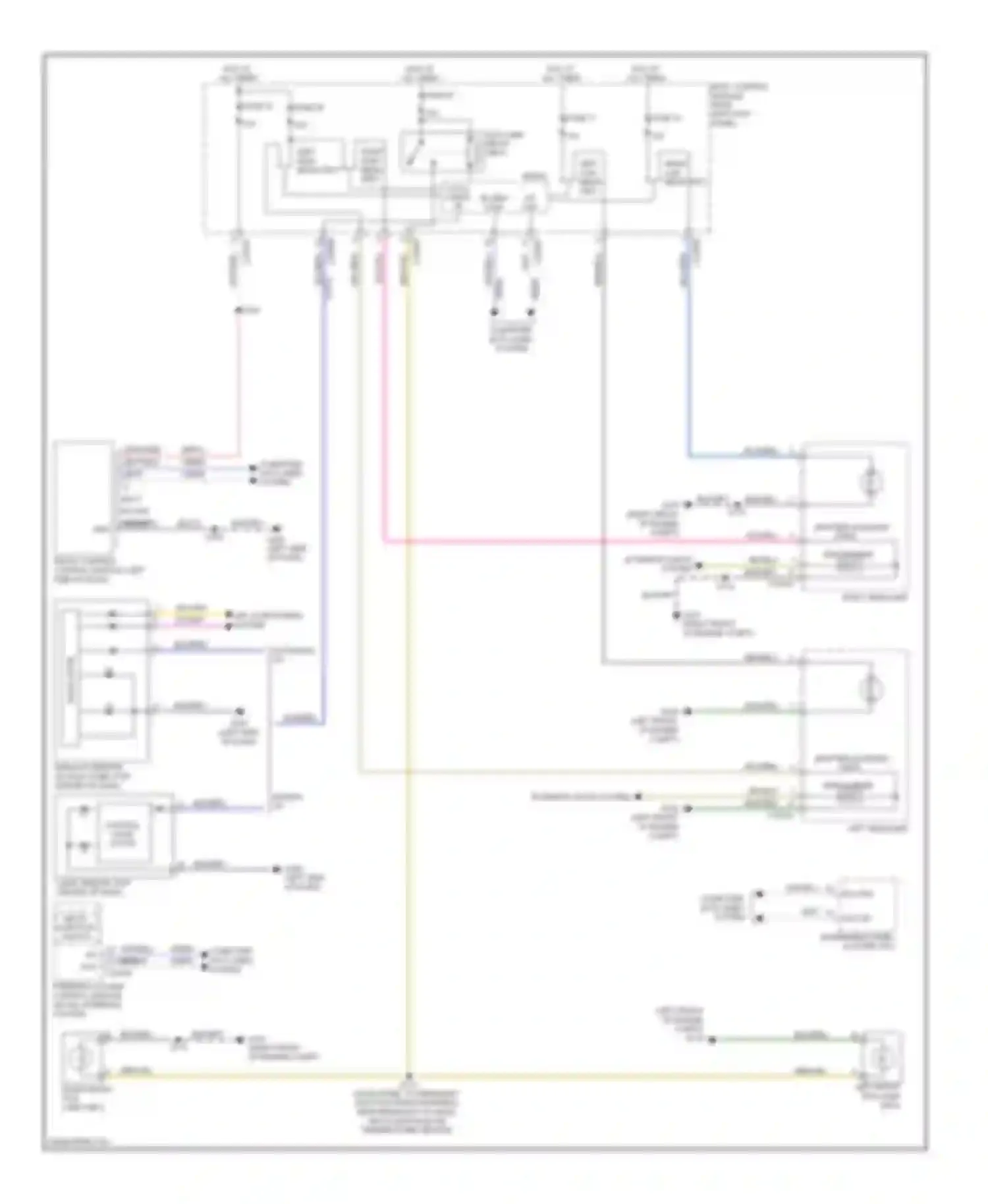Wiring diagram manual a/c for Lincoln MKX I facelift (2010-2015) (3 of 3)