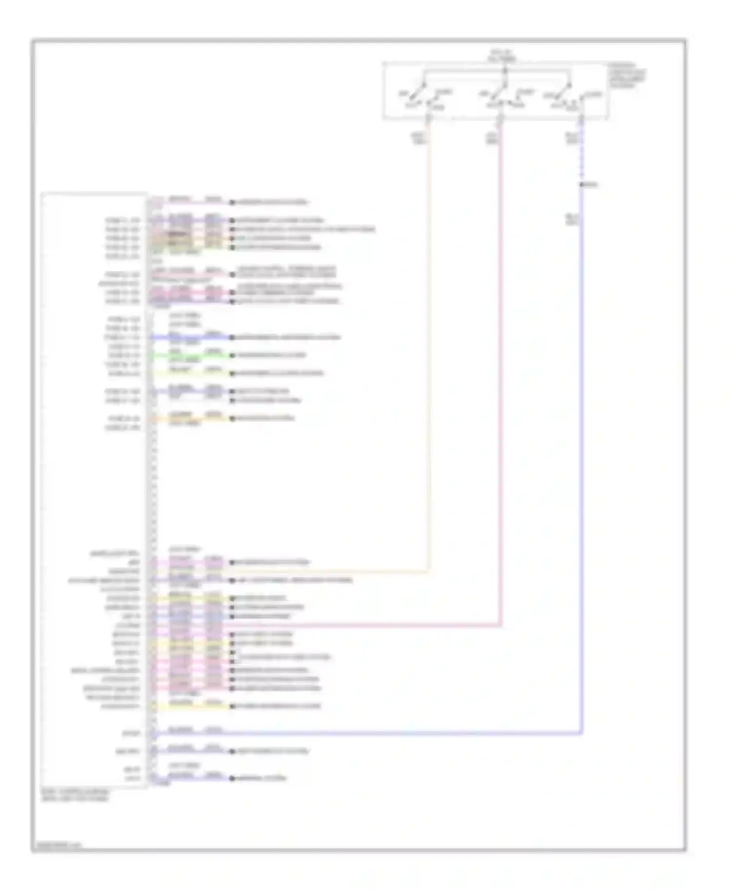 Wiring diagram vio/brn for Lincoln MKX I facelift (2010-2015) (4 of 18)