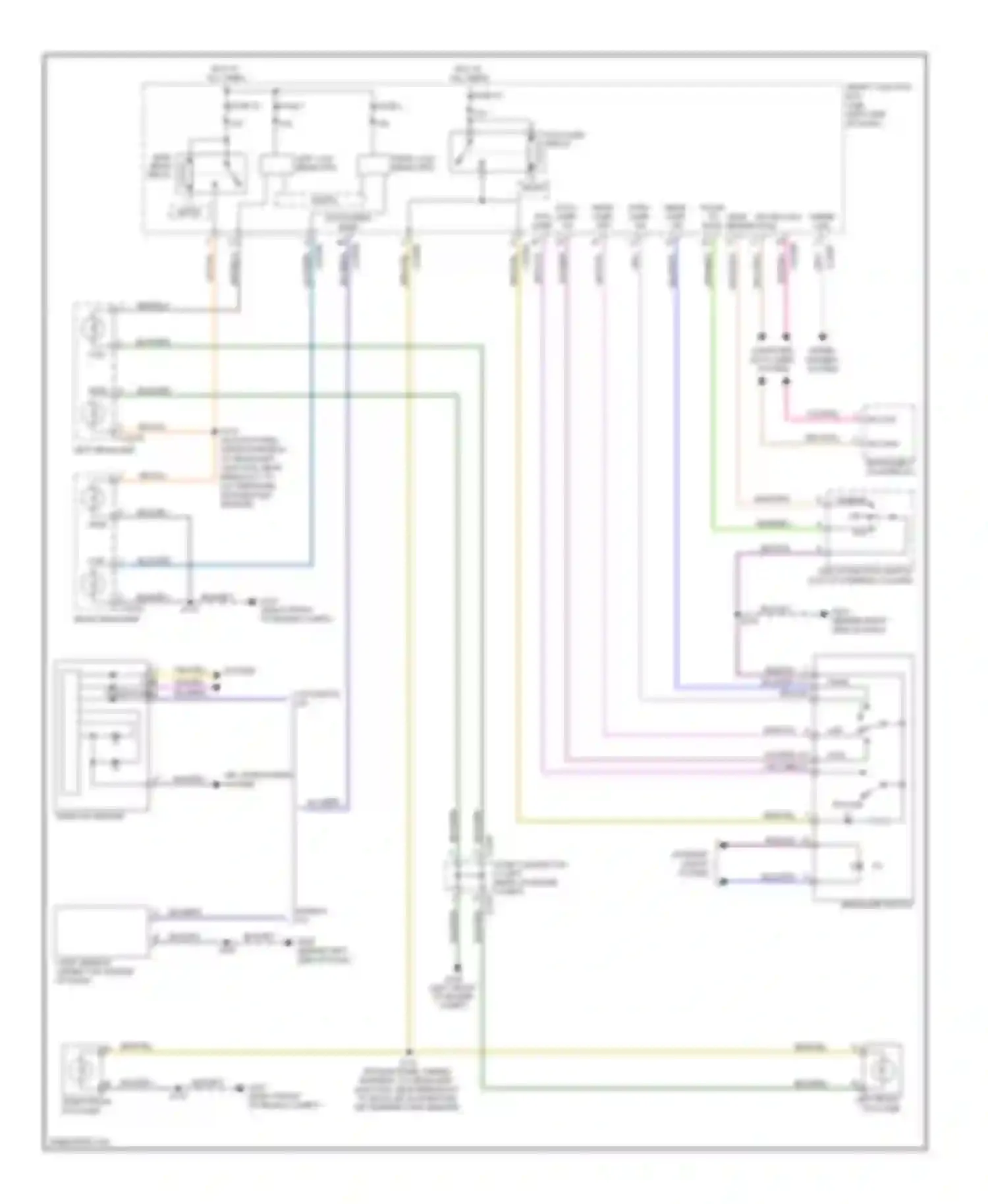 Wiring diagram 3 1 2 air conditioning system for Lincoln MKX I (2006-2010) (1 of 1)