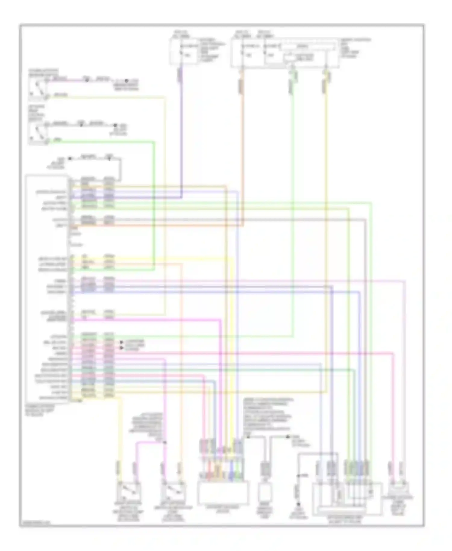Wiring diagram fuse 17 for Lincoln MKX I (2006-2010) (5 of 6)