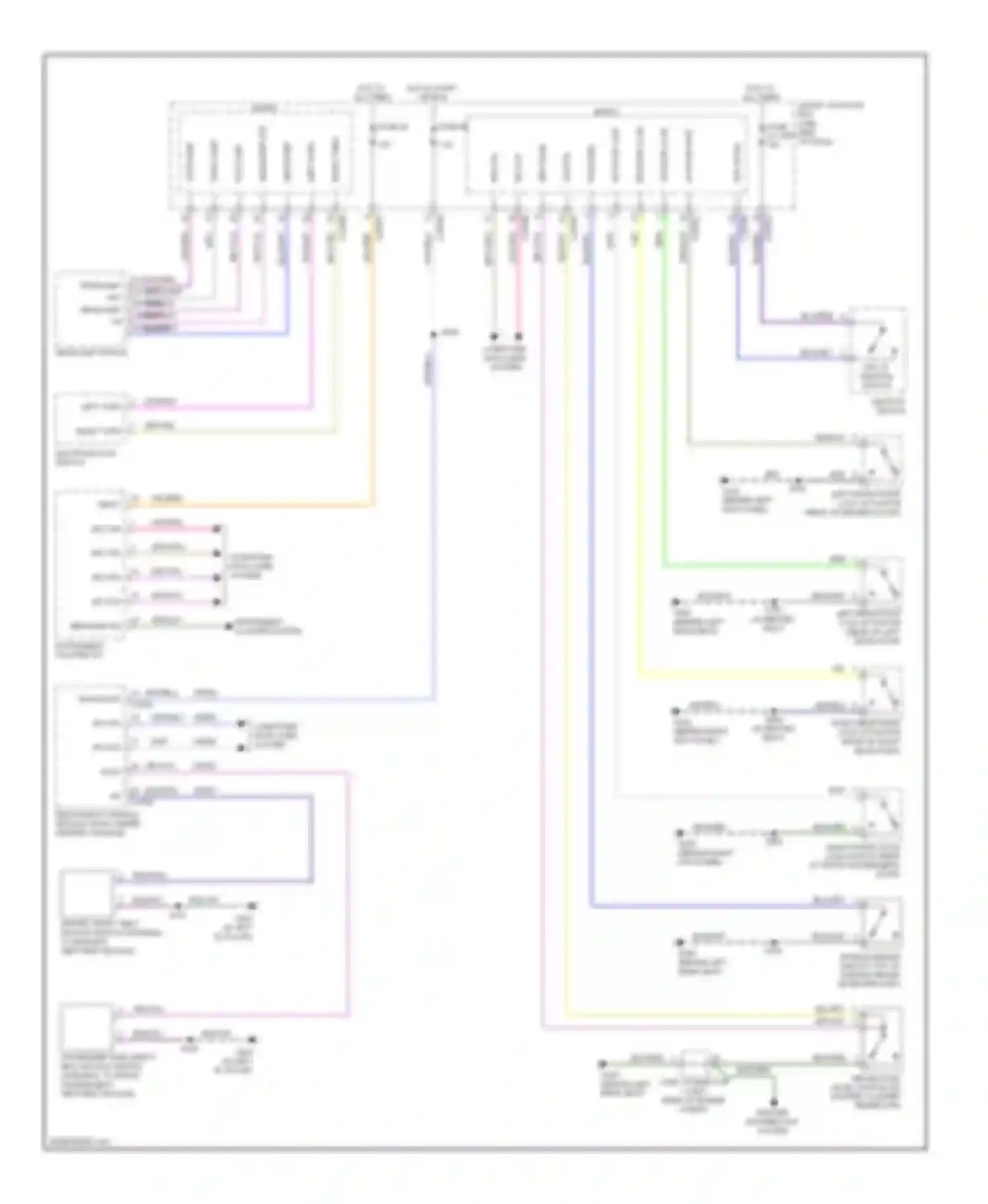 Wiring diagram headlamp on for Lincoln MKX I (2006-2010) (1 of 1)