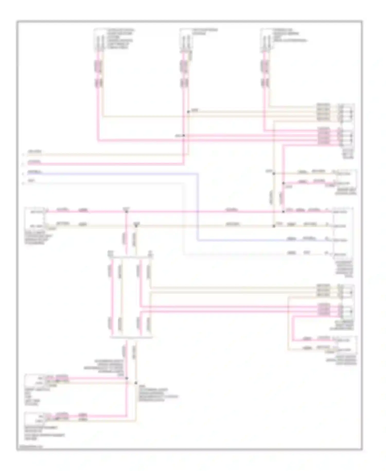 Wiring diagram liftgate/trunk module for Lincoln MKX I (2006-2010) (1 of 1)