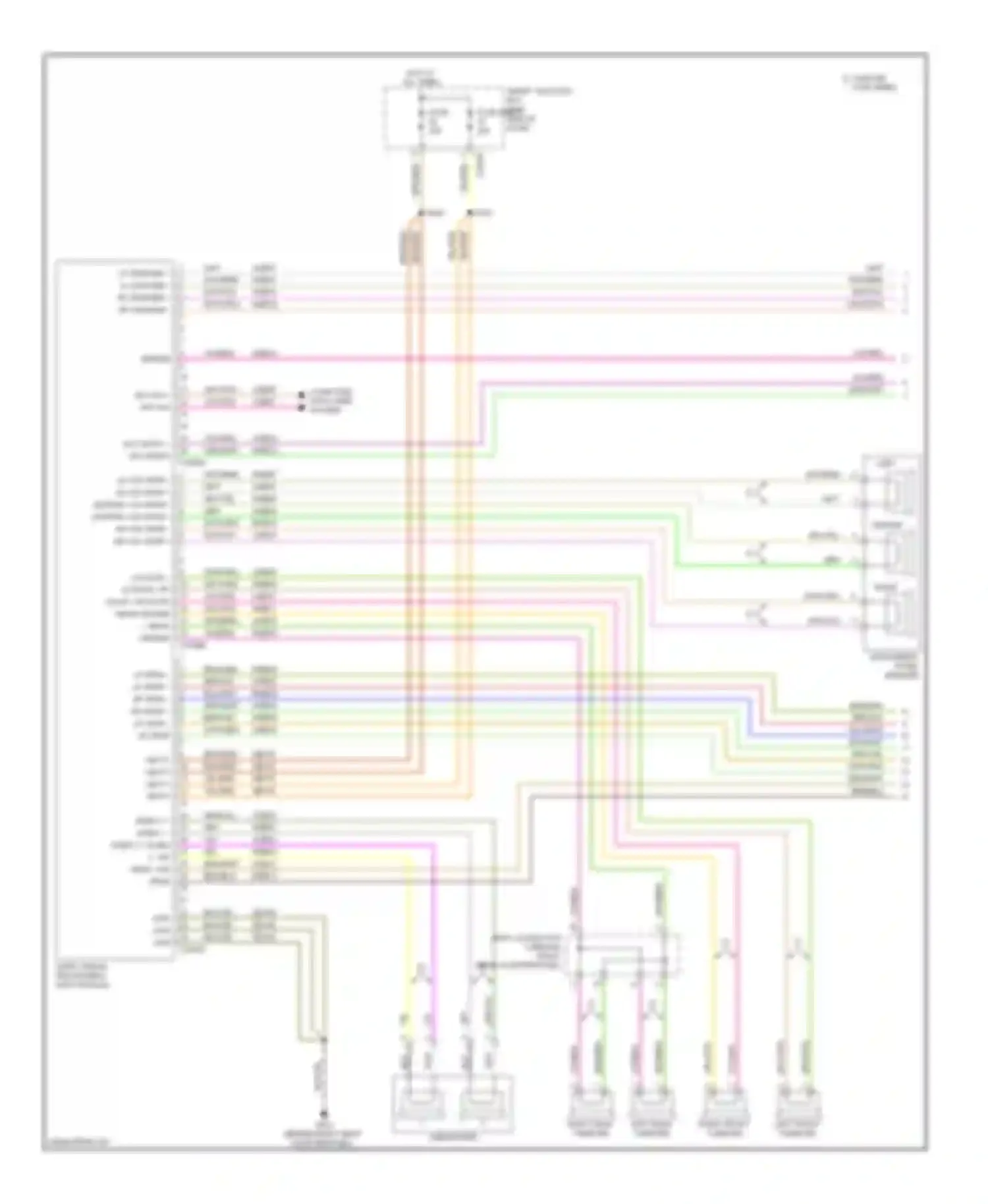 Wiring diagram ms can - ms can + for Lincoln MKX I (2006-2010) (4 of 5)