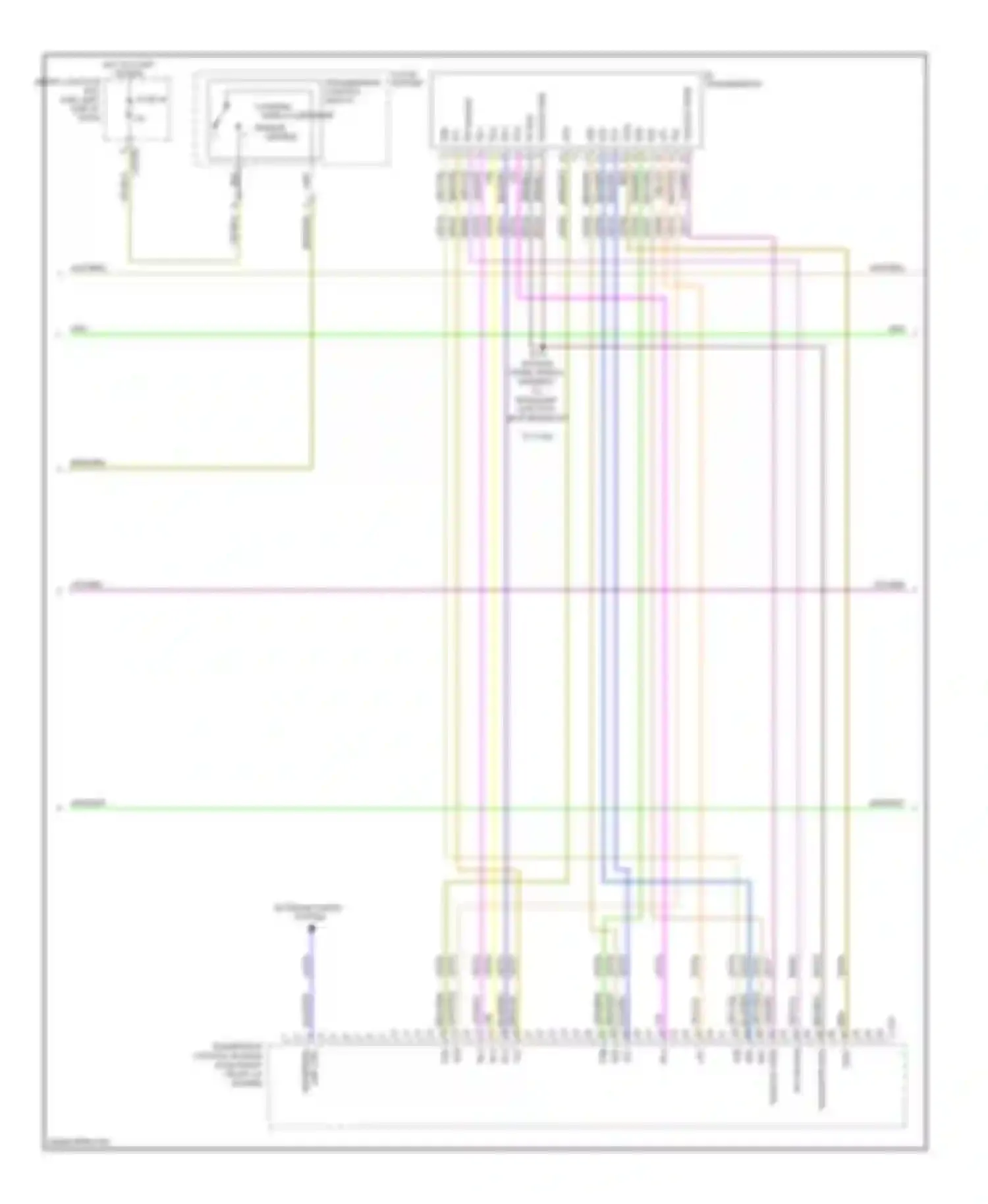 Wiring diagram tft sig rtn for Lincoln MKX I (2006-2010) (1 of 2)