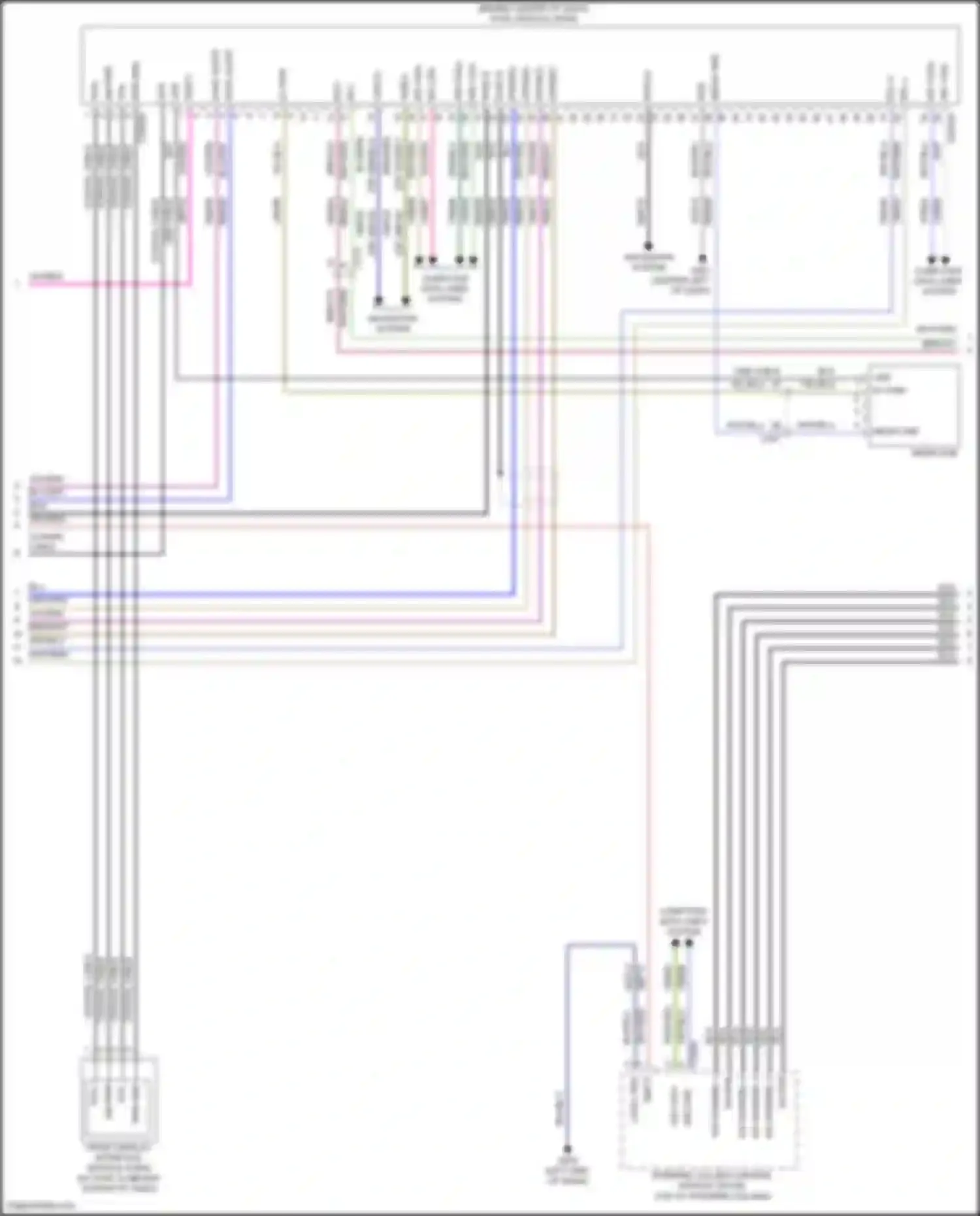 Car Wiring Diagrams for MKX Lincoln II (2015-2018): Radio circuit, w/o touch screen & ultima (4 of 5)