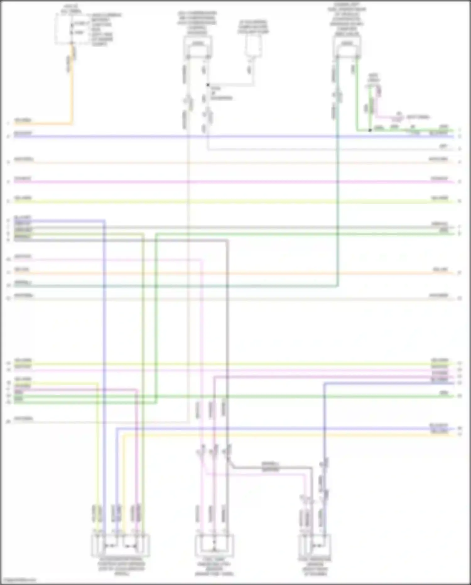 Wiring diagram a/c compressor for Lincoln MKX II (2015-2018) (2 of 2)