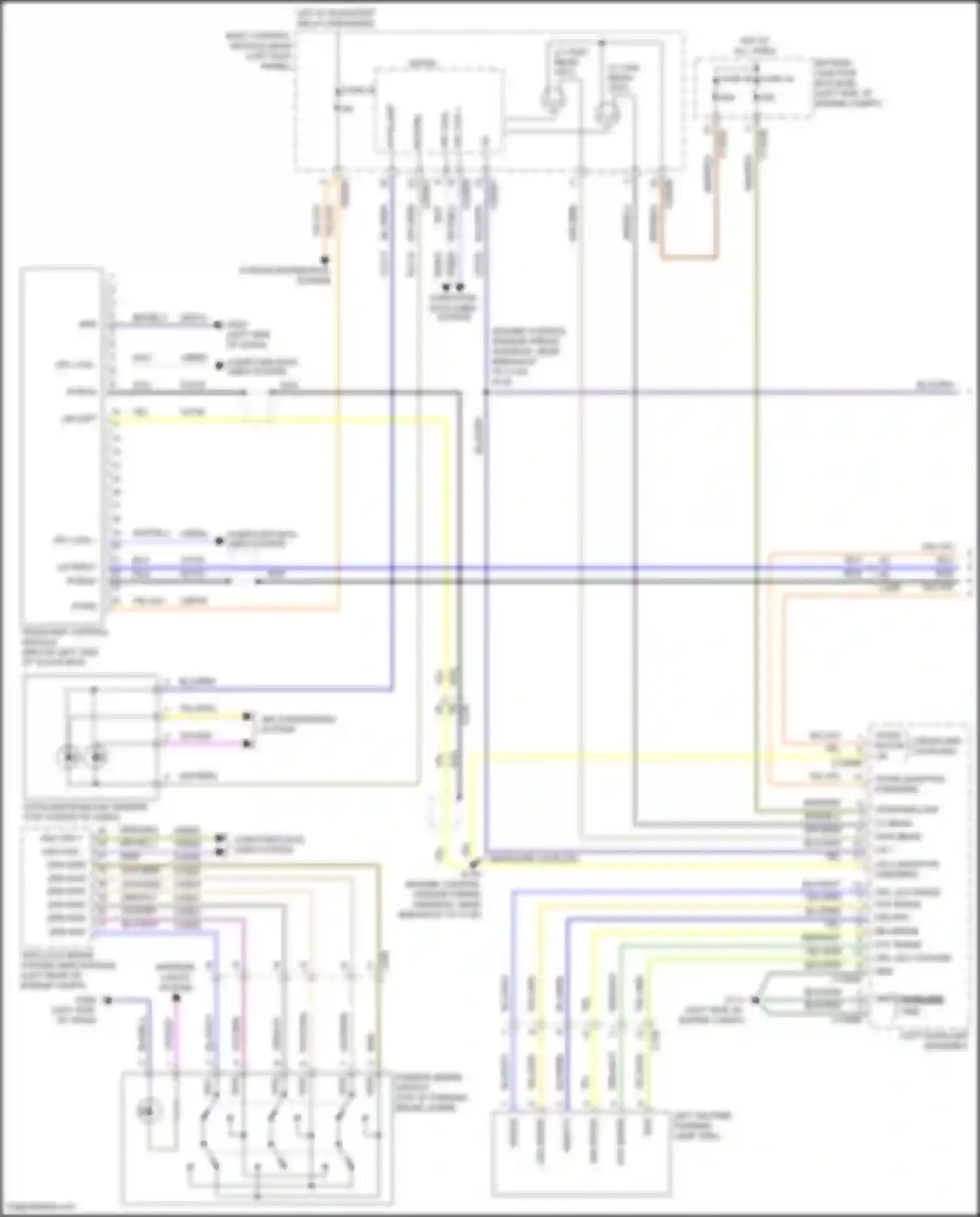 Wiring diagram gry/blu for Lincoln MKX II (2015-2018) (3 of 64)