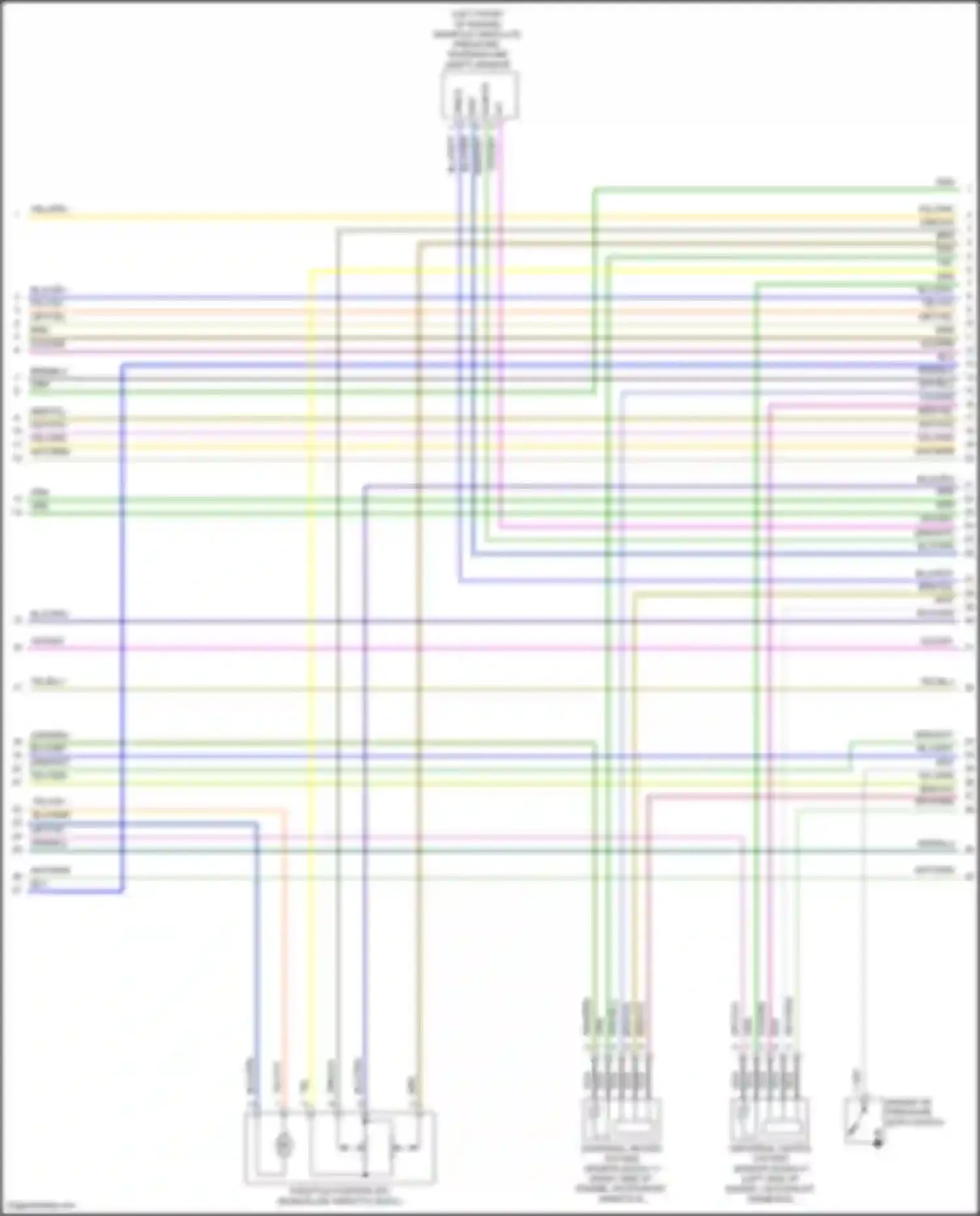 Wiring diagram gry/yel for Lincoln MKX II (2015-2018) (33 of 34)